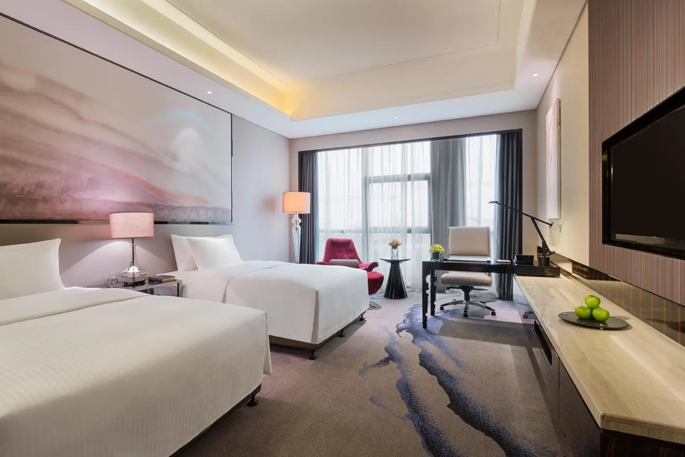 Deluxe Twin Room in Wanda Realm Wuhan