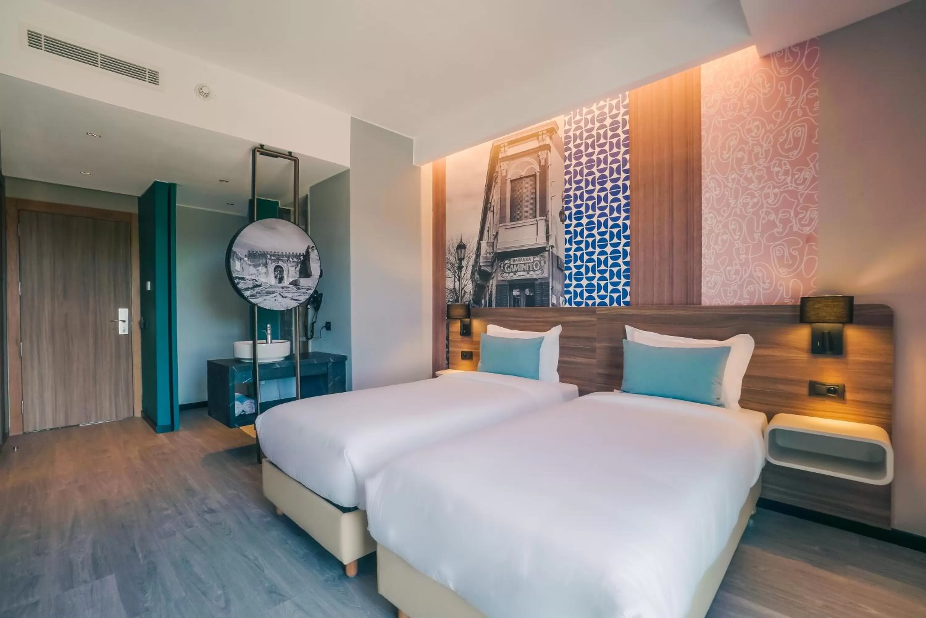 Twin Room with Garden View in Occidental Tanger