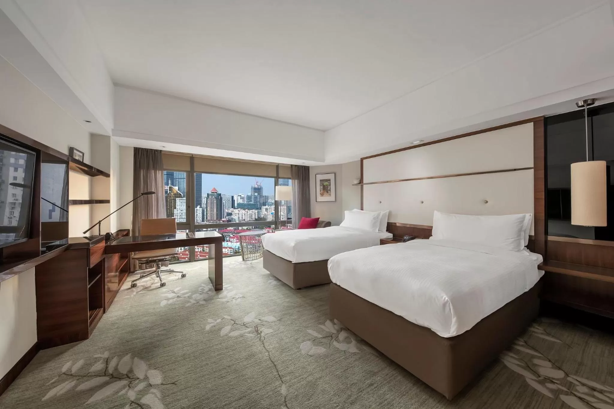 Classic Twin Room in InterContinental Shanghai Pudong by IHG