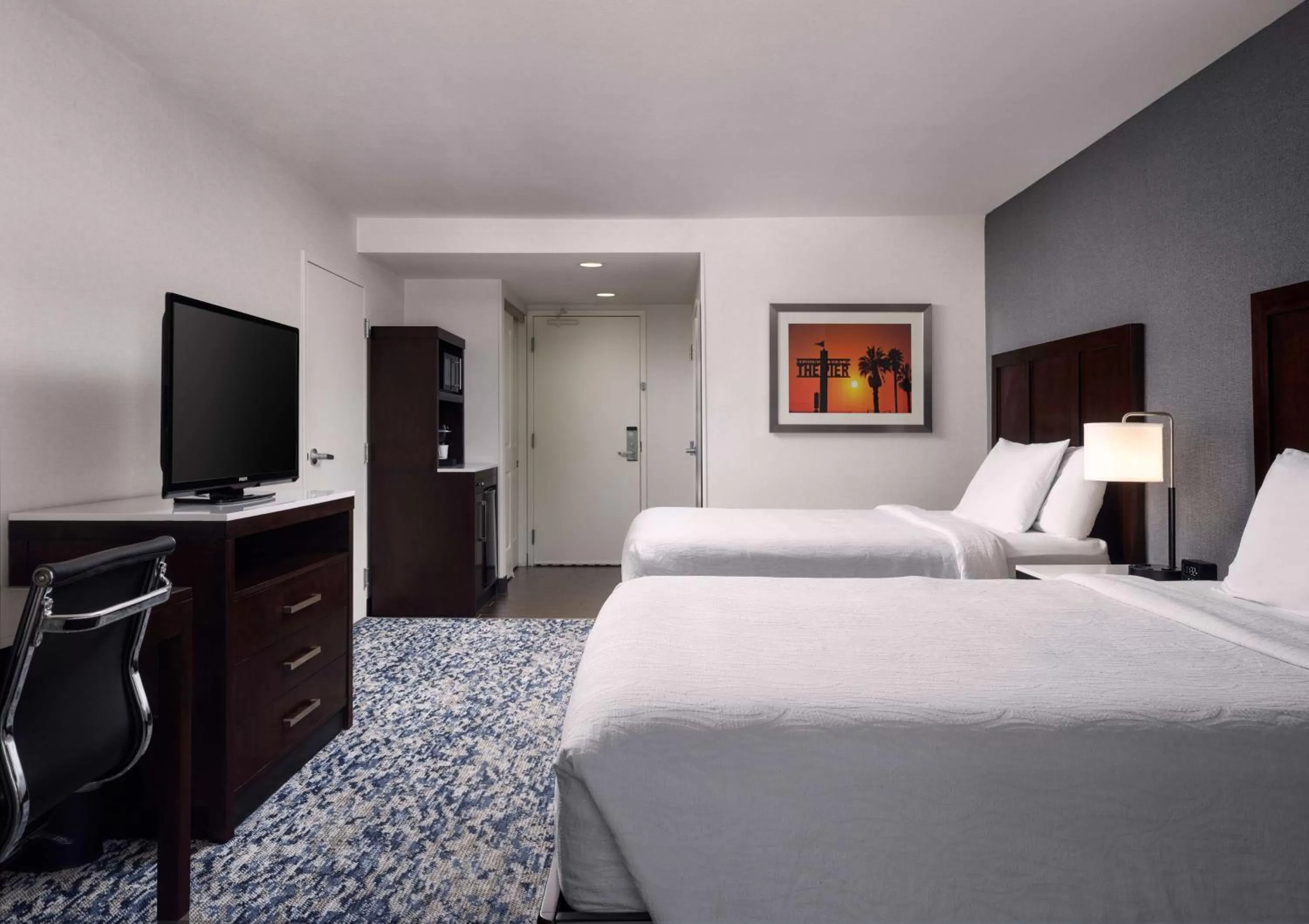 Queen Room with Two Queen Beds in Hilton Garden Inn Los Angeles/Redondo Beach