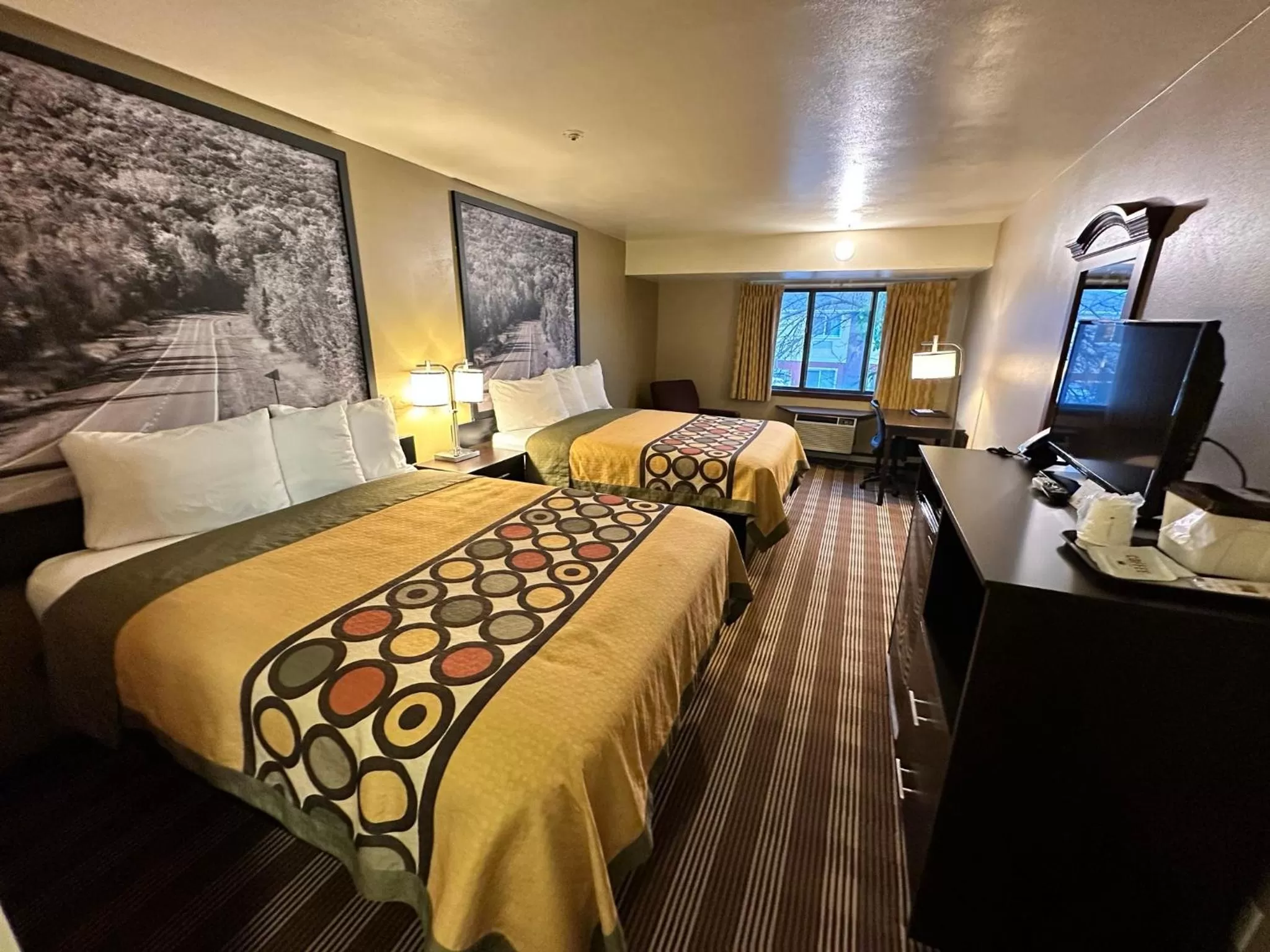 Queen Room with Two Queen Beds and Bath Tub - Mobility Accessible/Non-Smoking in Super 8 by Wyndham Eau Claire WI