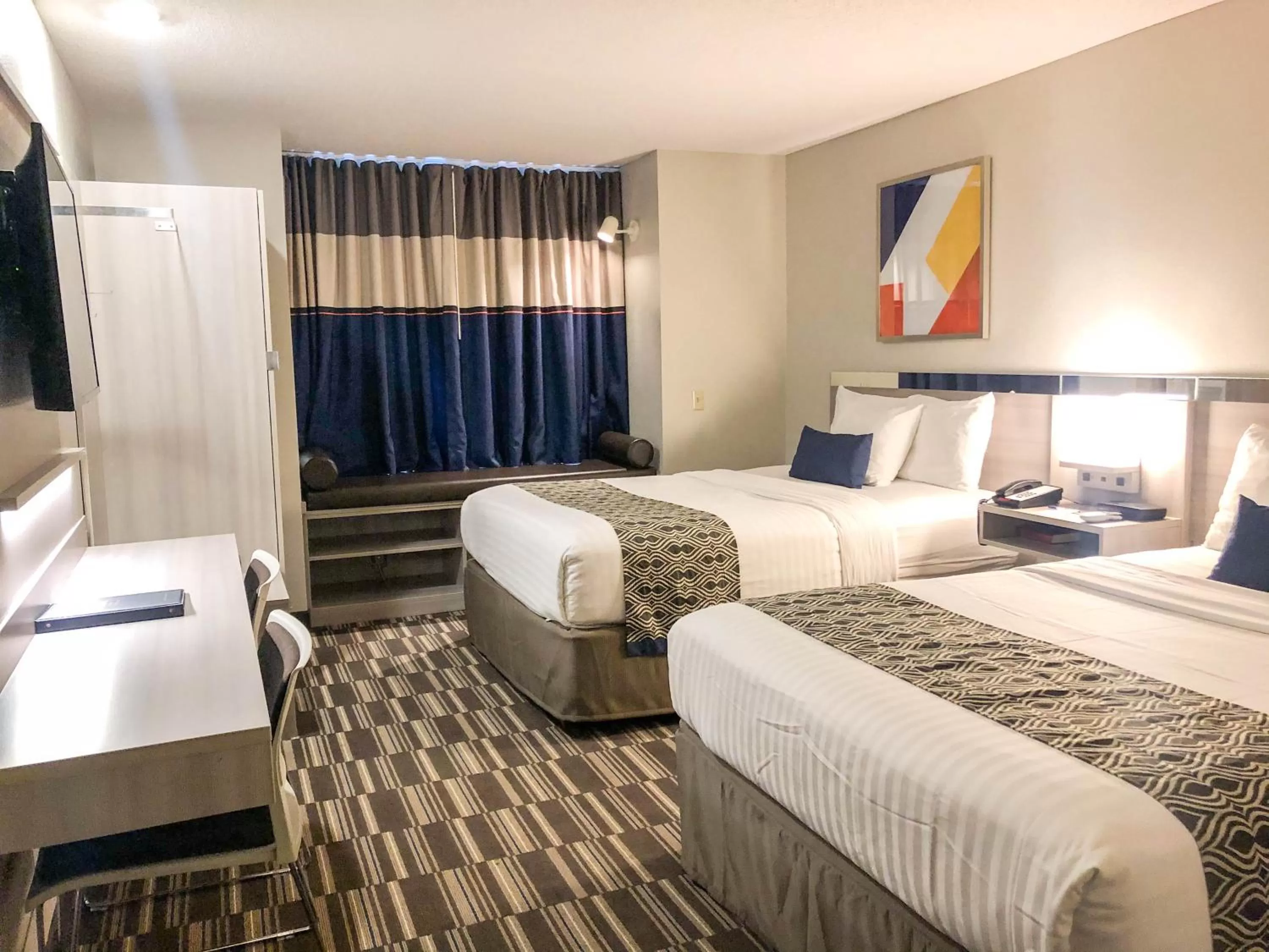 Deluxe Queen Room with Two Queen Beds- Disability Access - Non-Smoking in Microtel Inn & Suites by Wyndham Eagan/St Paul