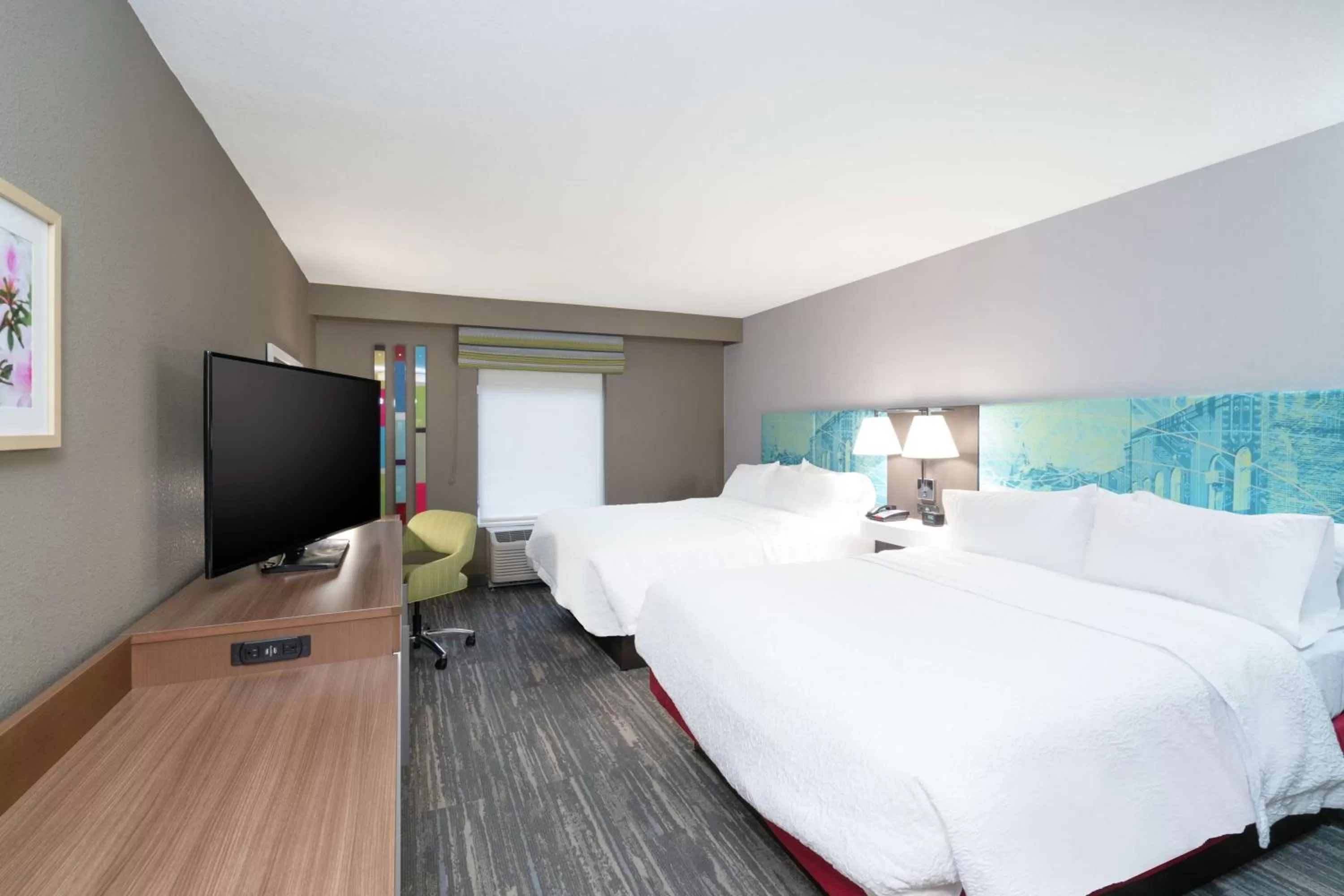 Queen Room with Two Queen Beds - Non-Smoking in Hampton Inn Weston, WV