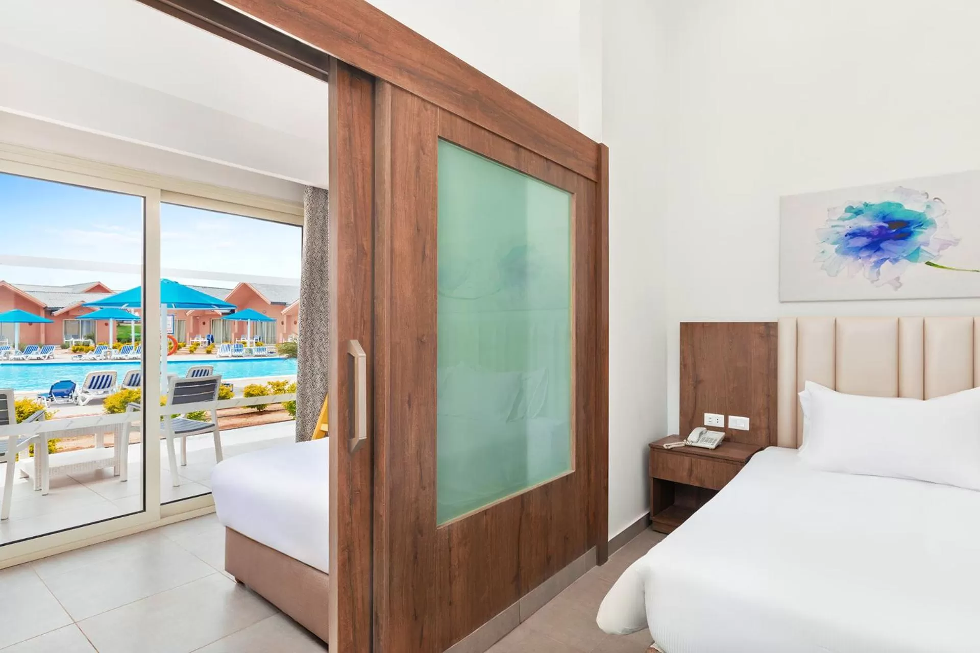 Bungalow Triple Pool View (3 Adults+2 Children) in Pickalbatros Jungle Aqua Park - Neverland Hurghada