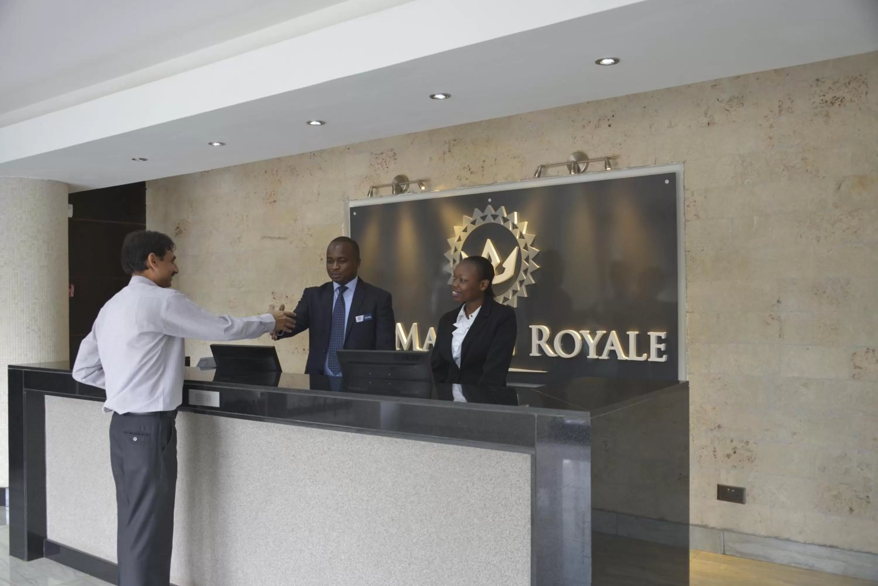 Lobby or reception in La Maison Royale