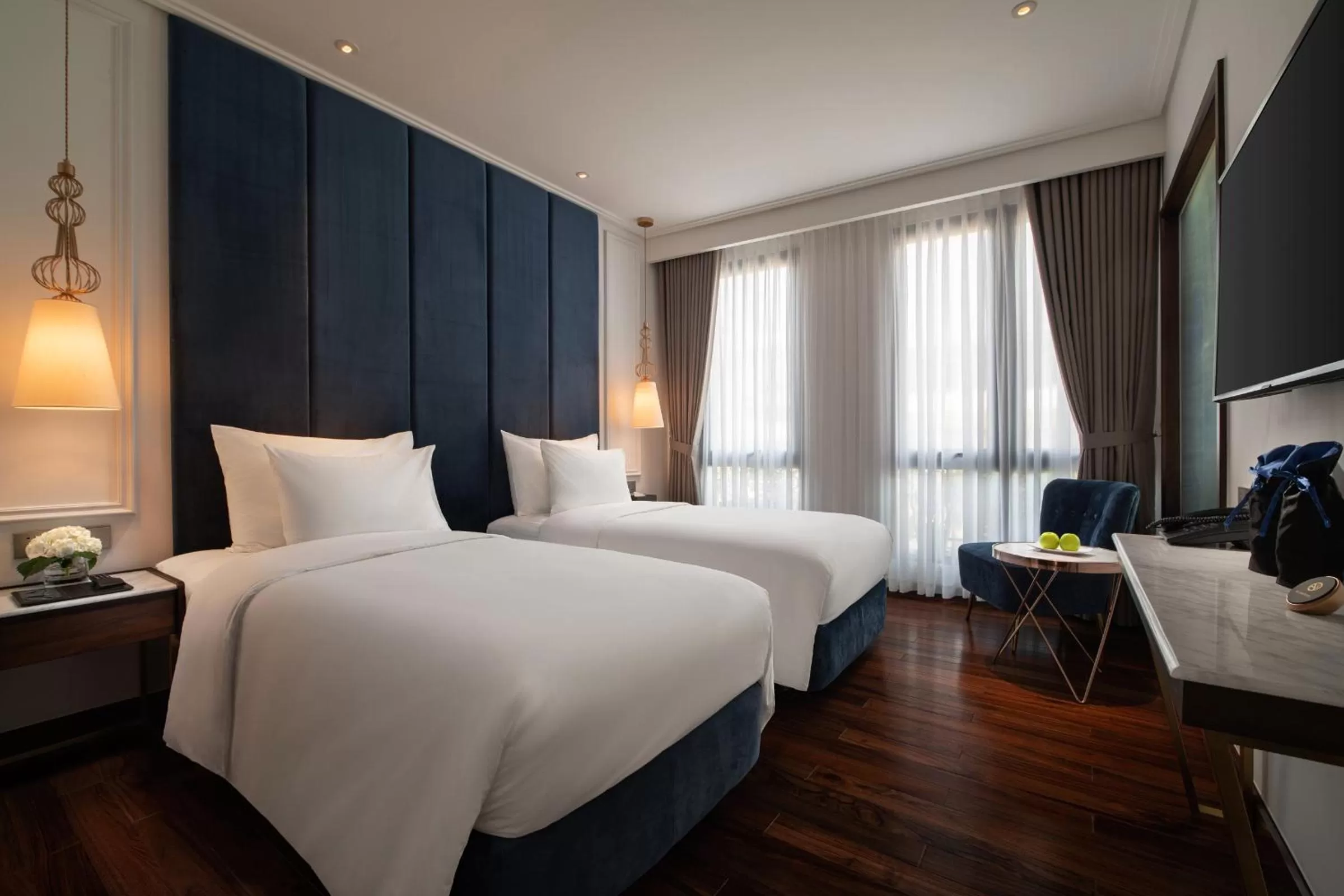  Premier Double or Twin Room with City view in Soleil Boutique Hotel Hanoi