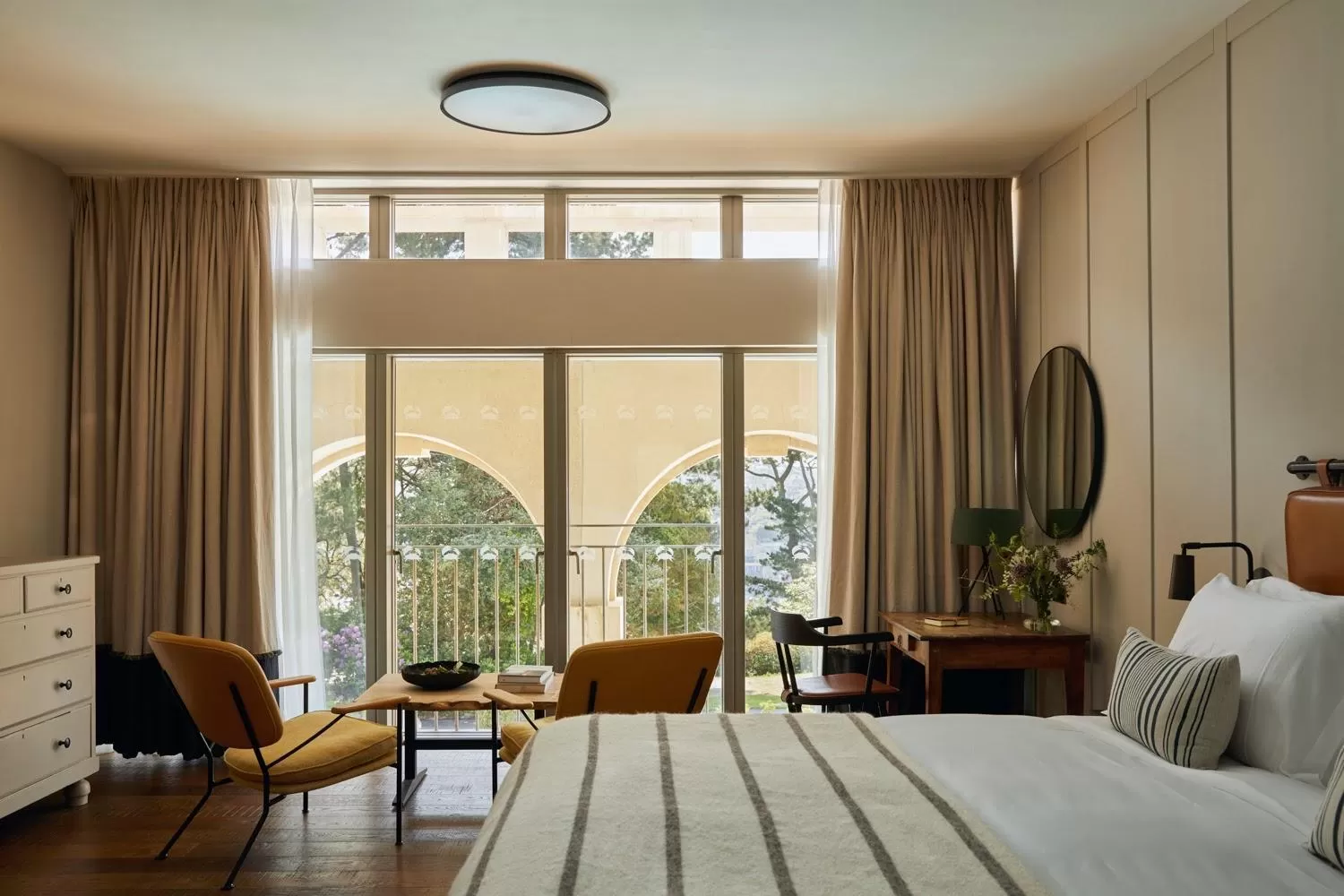 Deluxe Double or Twin Room with Pool View - single occupancy in Fowey Hall Hotel