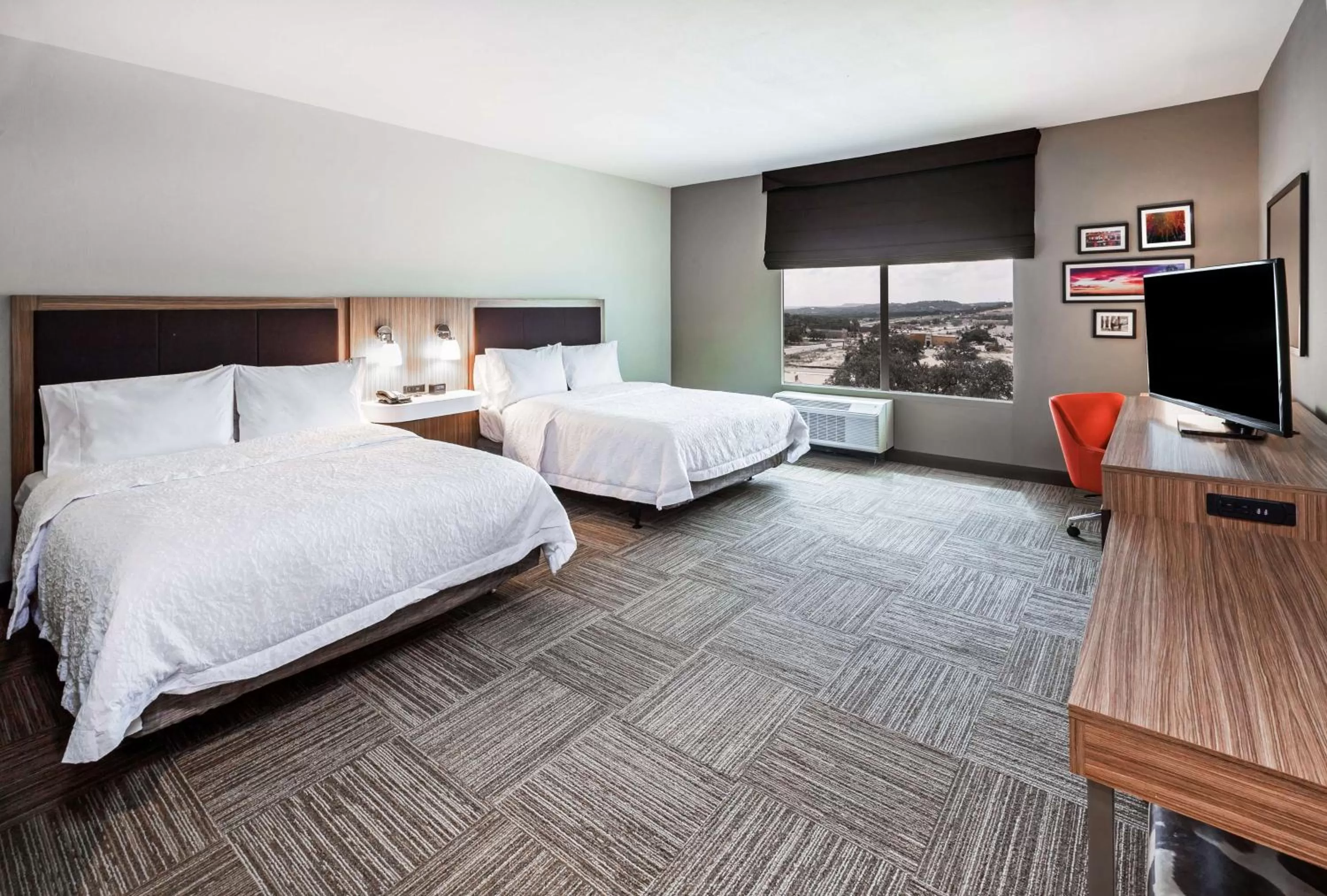 Queen Room with Two Queen Beds - Non-Smoking in Hampton Inn By Hilton Bulverde Texas Hill Country