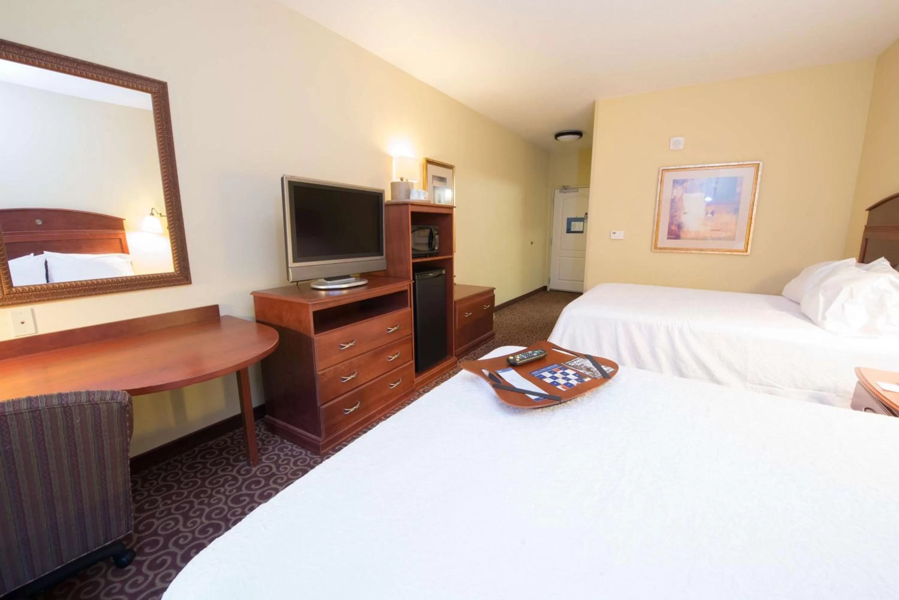 Queen Room with Two Queen Beds in Hampton Inn Bismarck