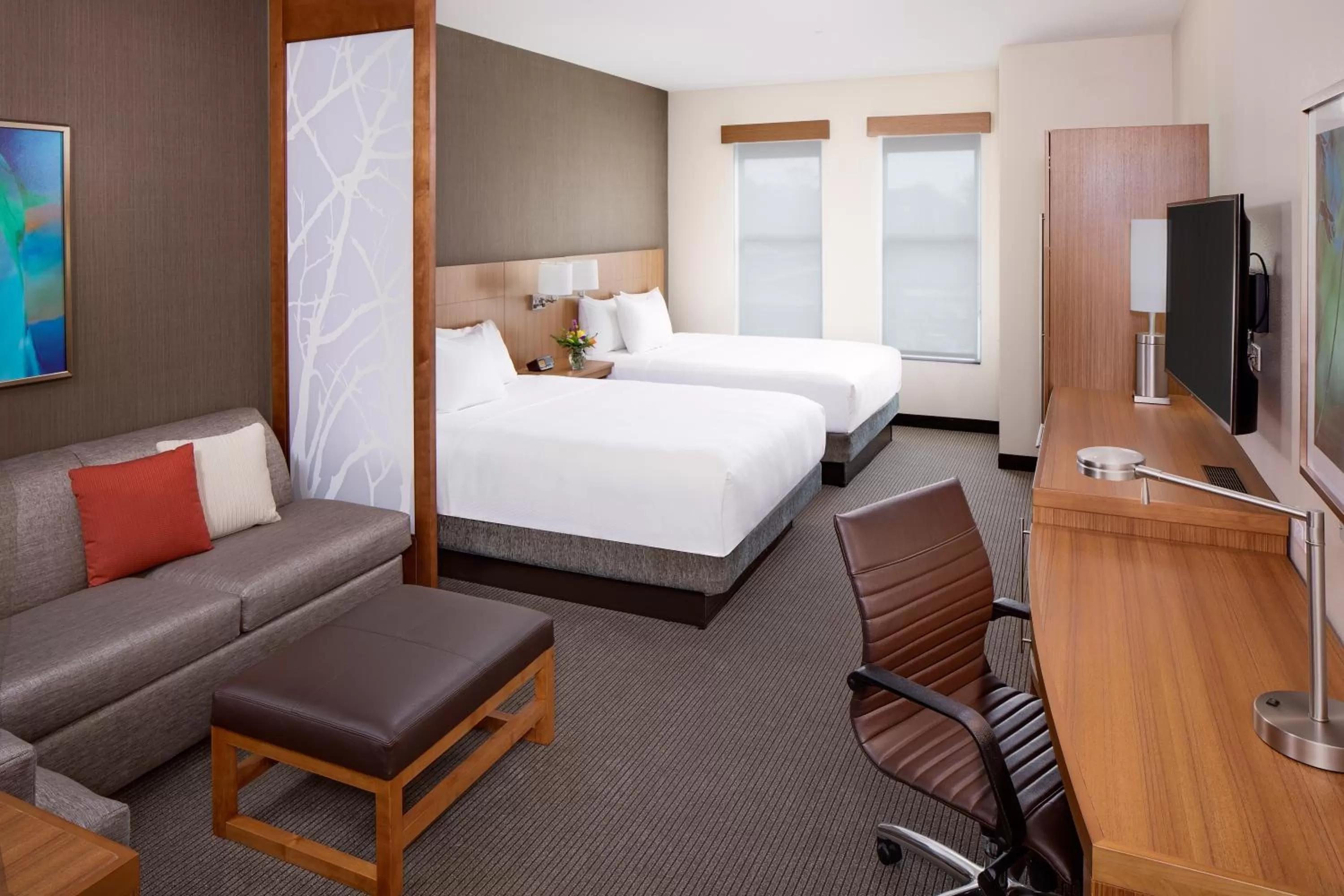 Queen Room with Two Queen Beds and Sofa Bed in Hyatt Place Florence Downtown