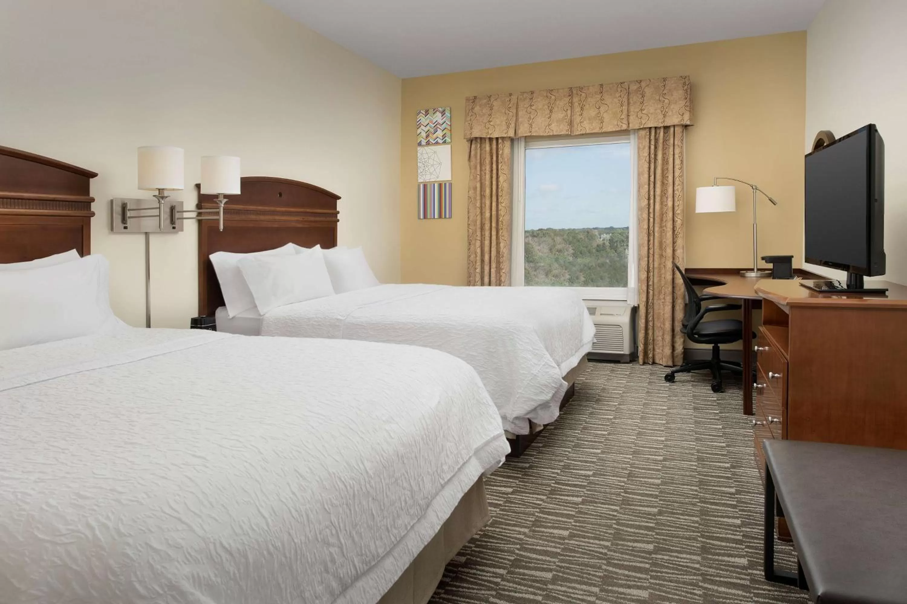 Room with Two Queen Beds - Non-Smoking in Hampton Inn & Suites Lakeland-South Polk Parkway