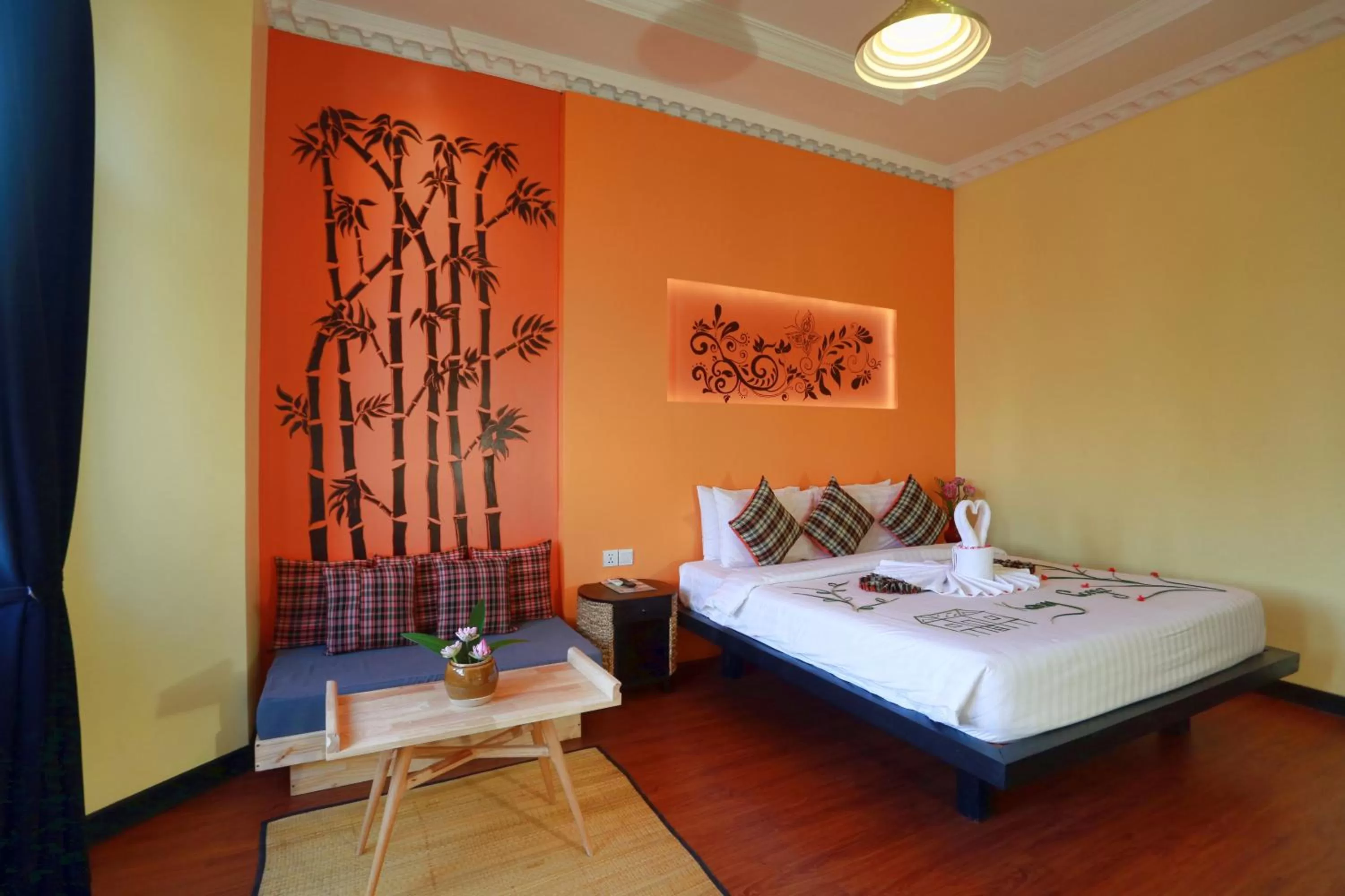 Studio with Pool View @ Free Pickup - single occupancy in Central Indochine D'angkor Hotel