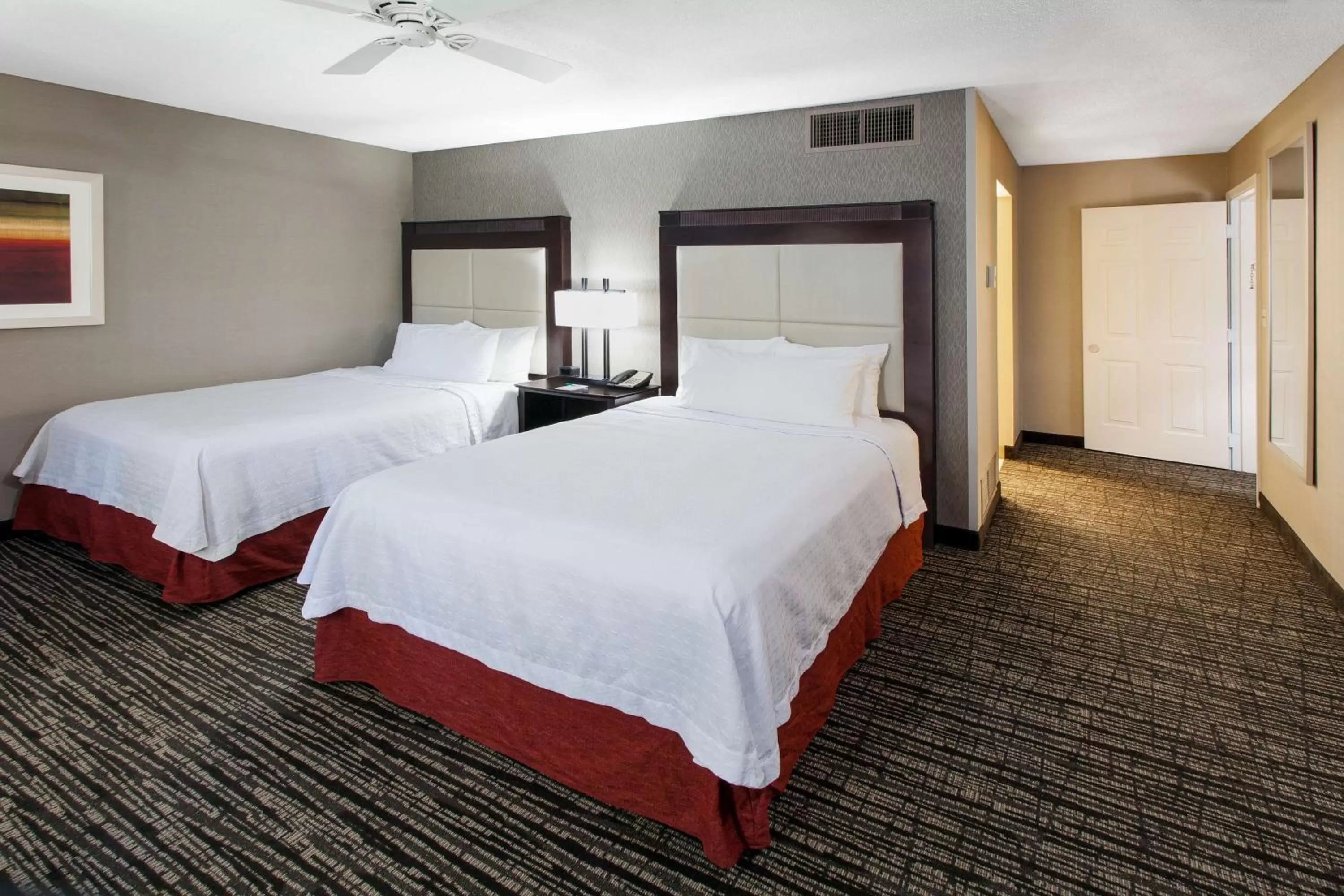 Two-Bedroom Suite with One King And Two Double Beds - Non-Smoking in Homewood Suites by Hilton Indianapolis At The Crossing