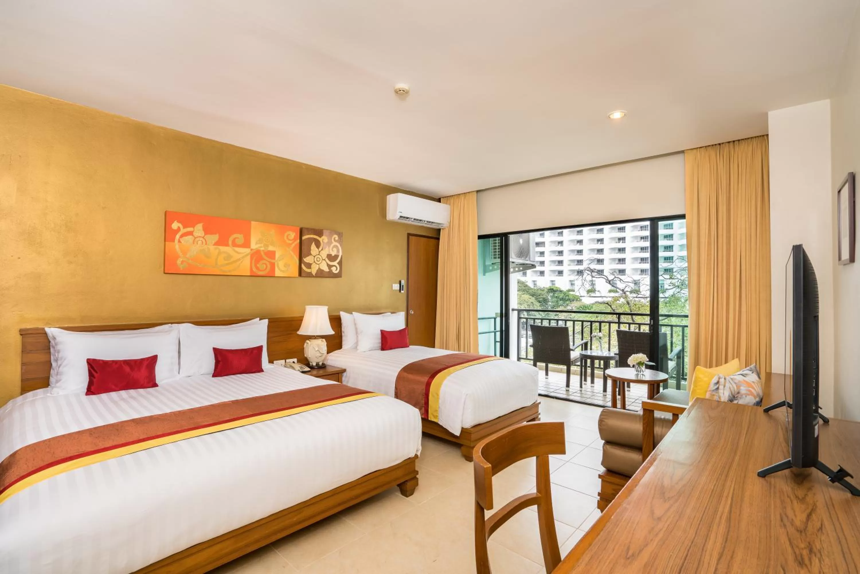 Deluxe Side Sea View Family Room in Cosy Beach Hotel - SHA Extra Plus