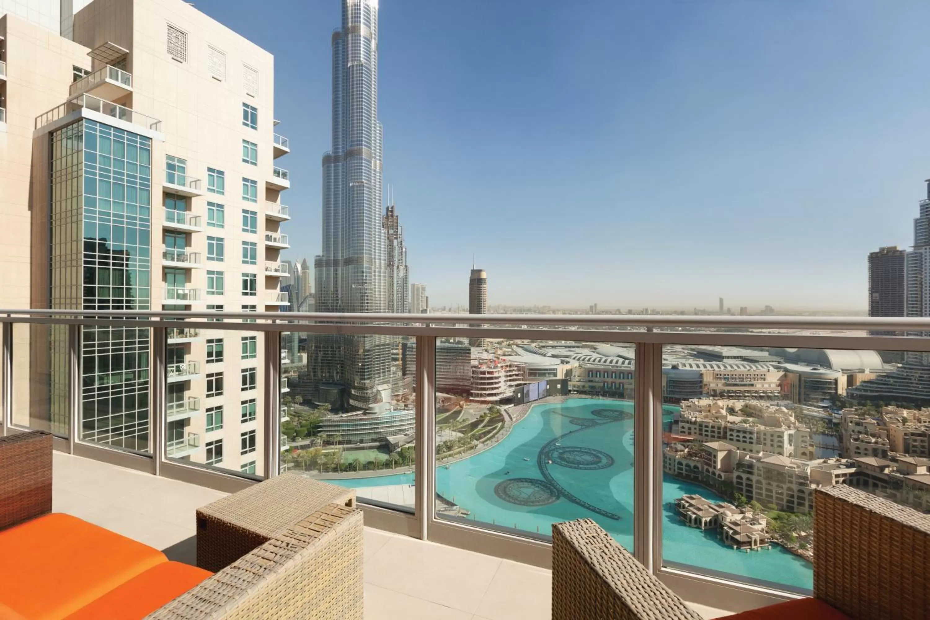 4 Bedroom Penthouse, Panoramic Balcony Burj Khalifa/Fountain View, including Complimentary Luxury Return Airport Transfers in Ramada by Wyndham Downtown Dubai