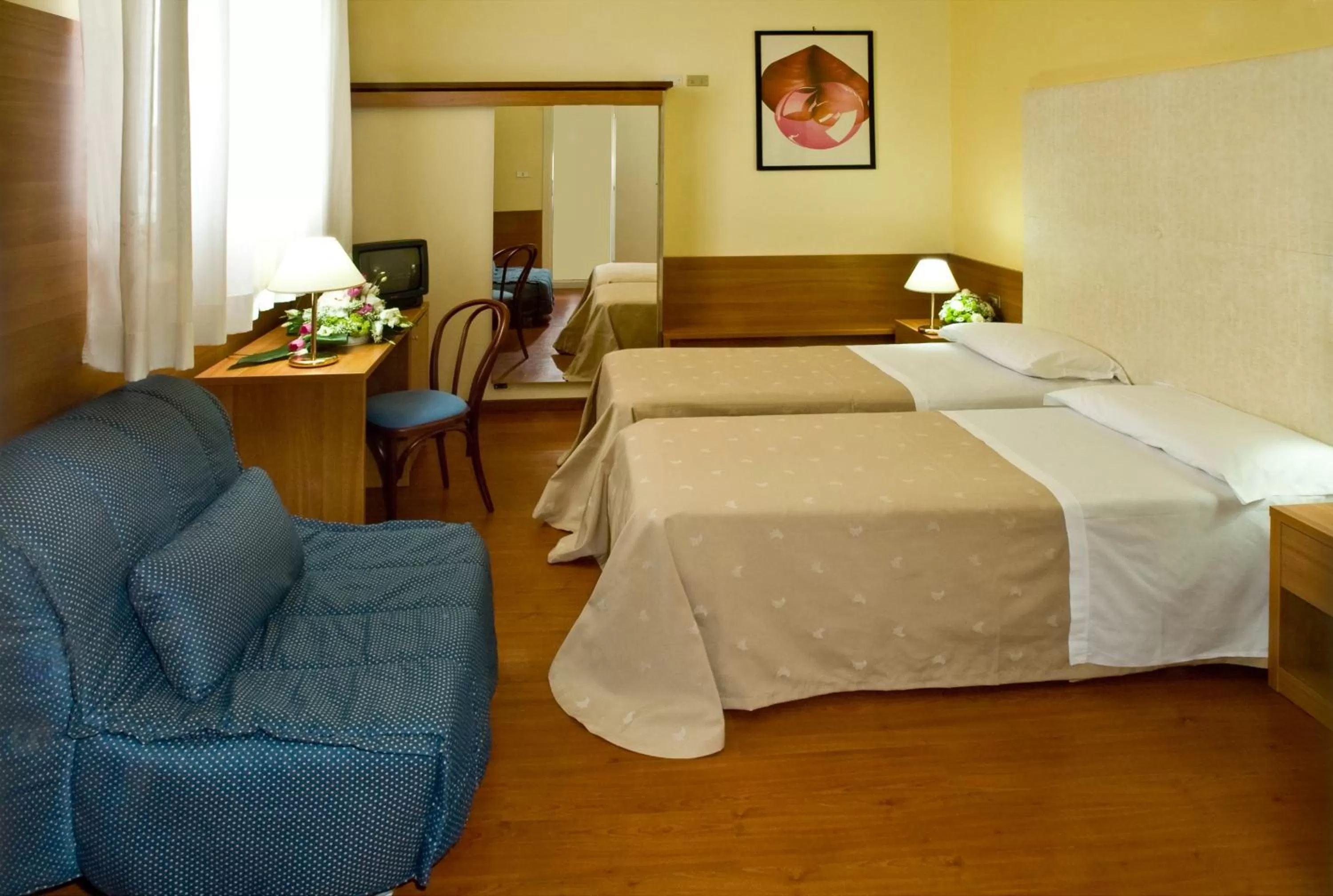 Triple Room - single occupancy in Hotel Centrale Byron