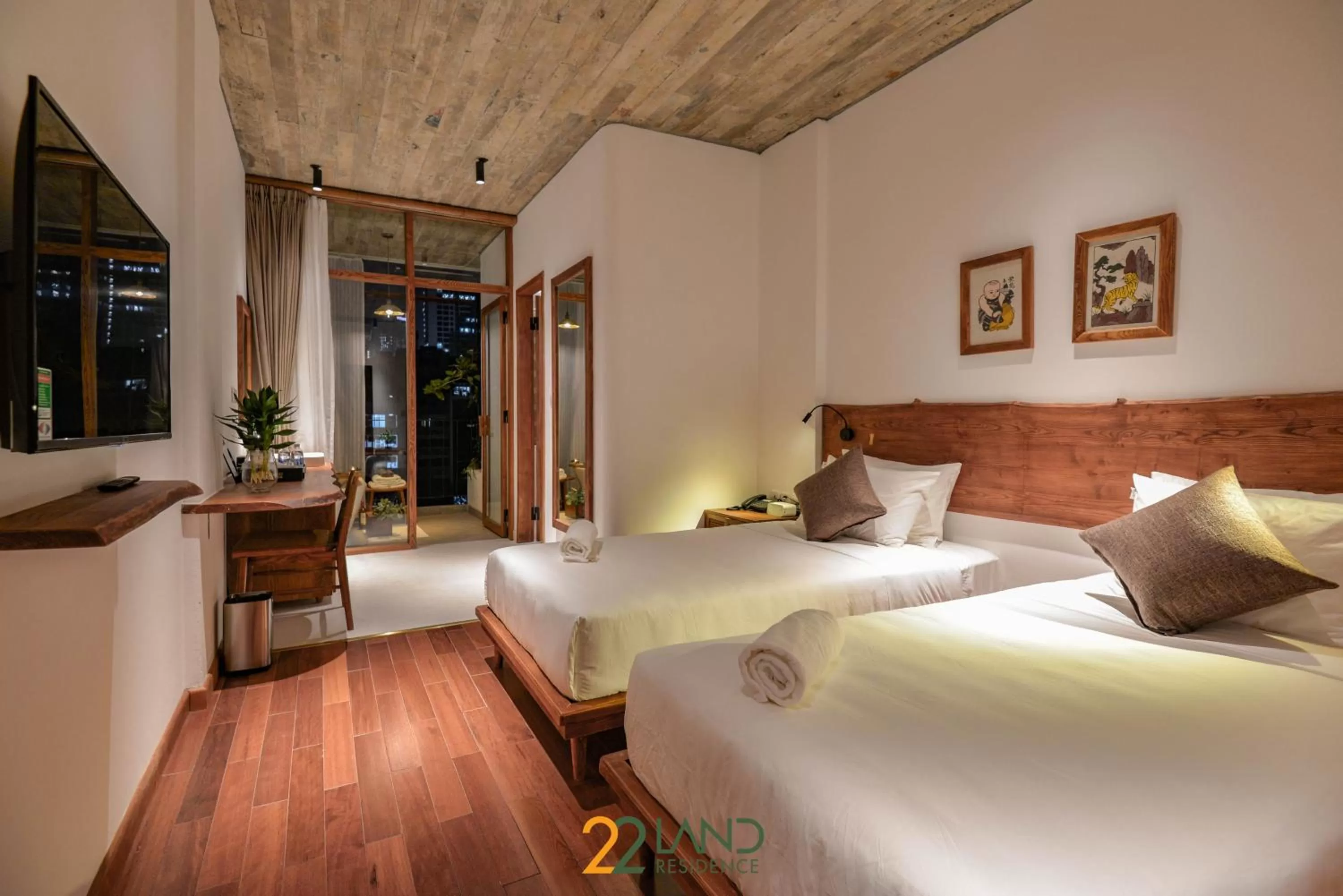 Deluxe Double or Twin Room with Balcony in 22Land Hotel & Residence