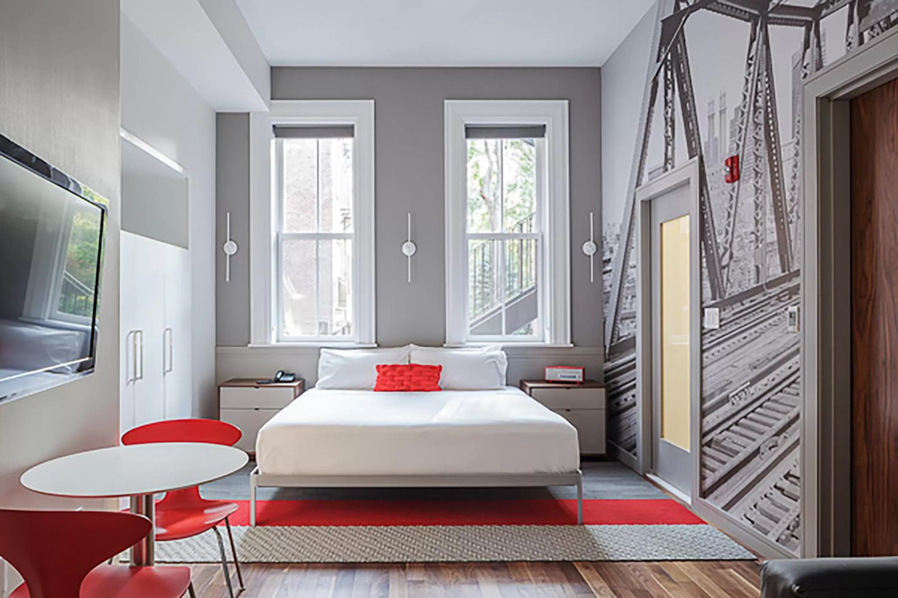 Revolution Loft Accessible Queen Room Bathroom in Room in The Revolution Hotel