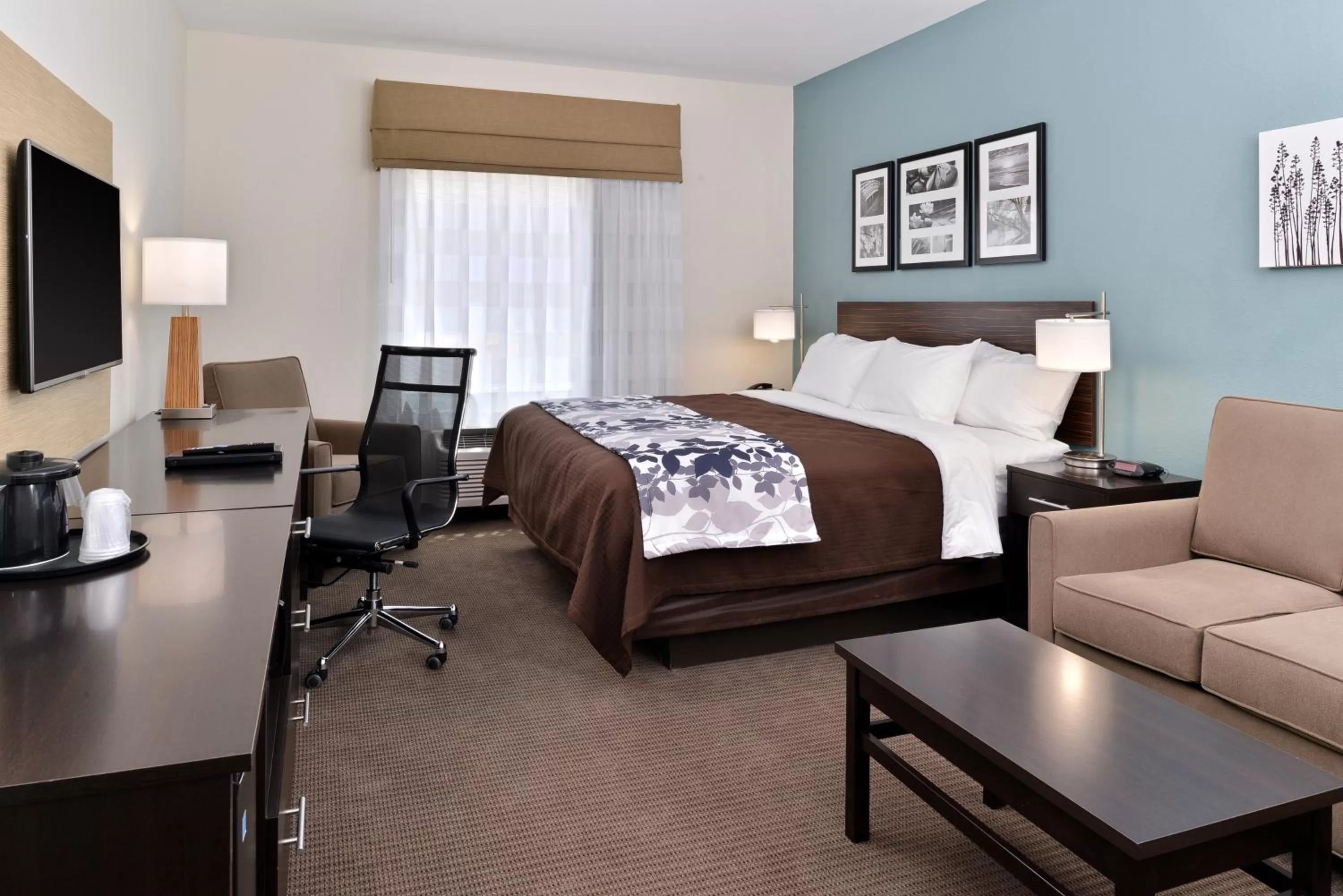King Suite - Non-Smoking in Sleep Inn & Suites Meridian - Bonita Lakes