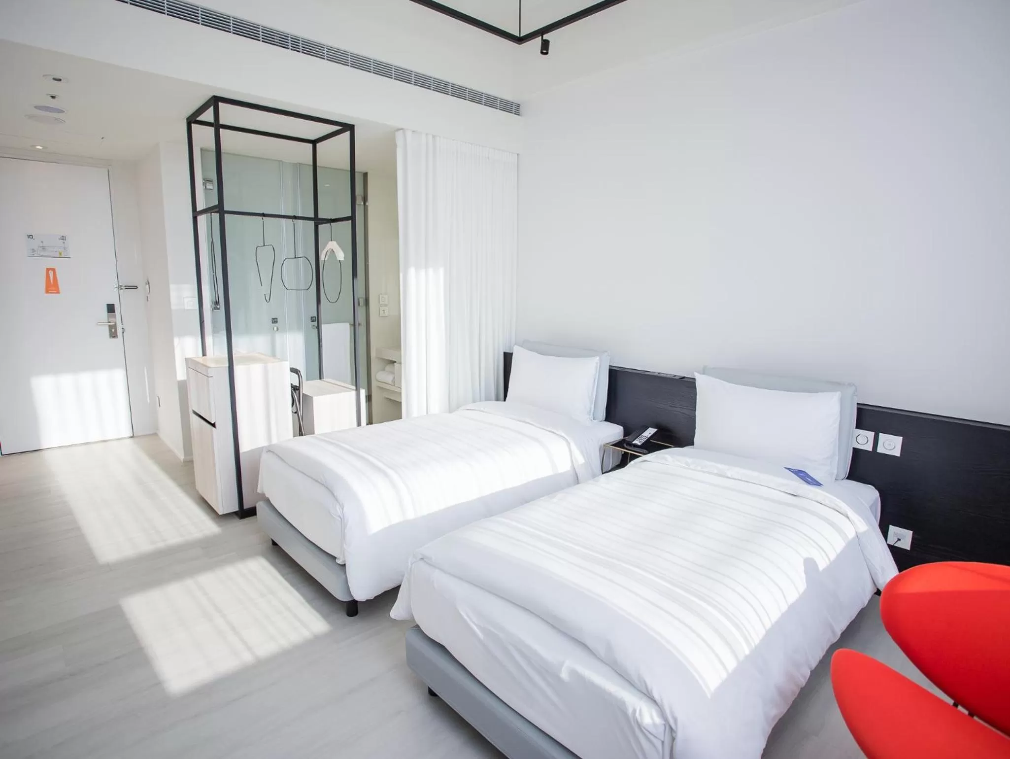 Twin Room with Private Bathroom in The Place Taichung