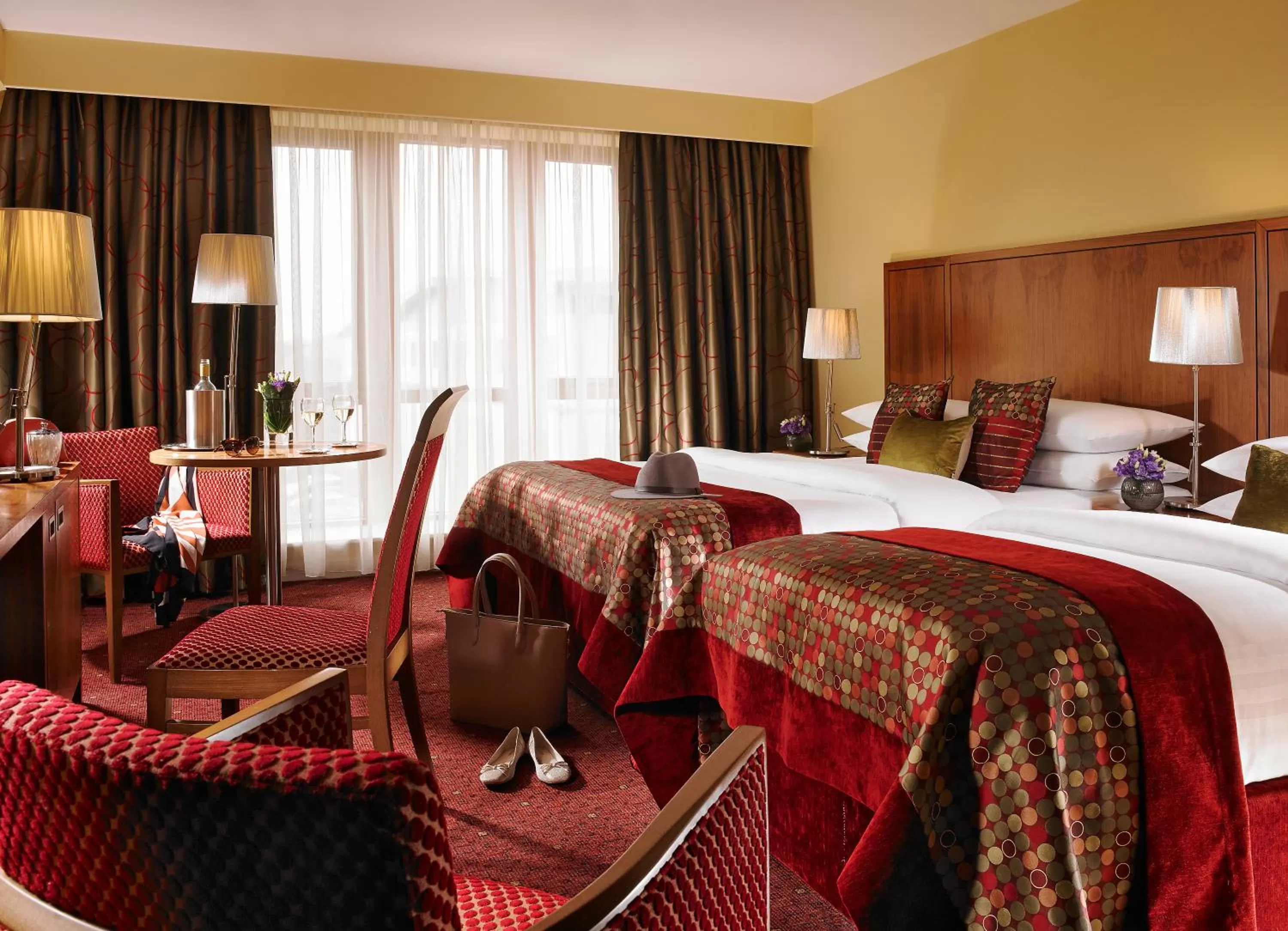 Twin Room in The Rose Hotel