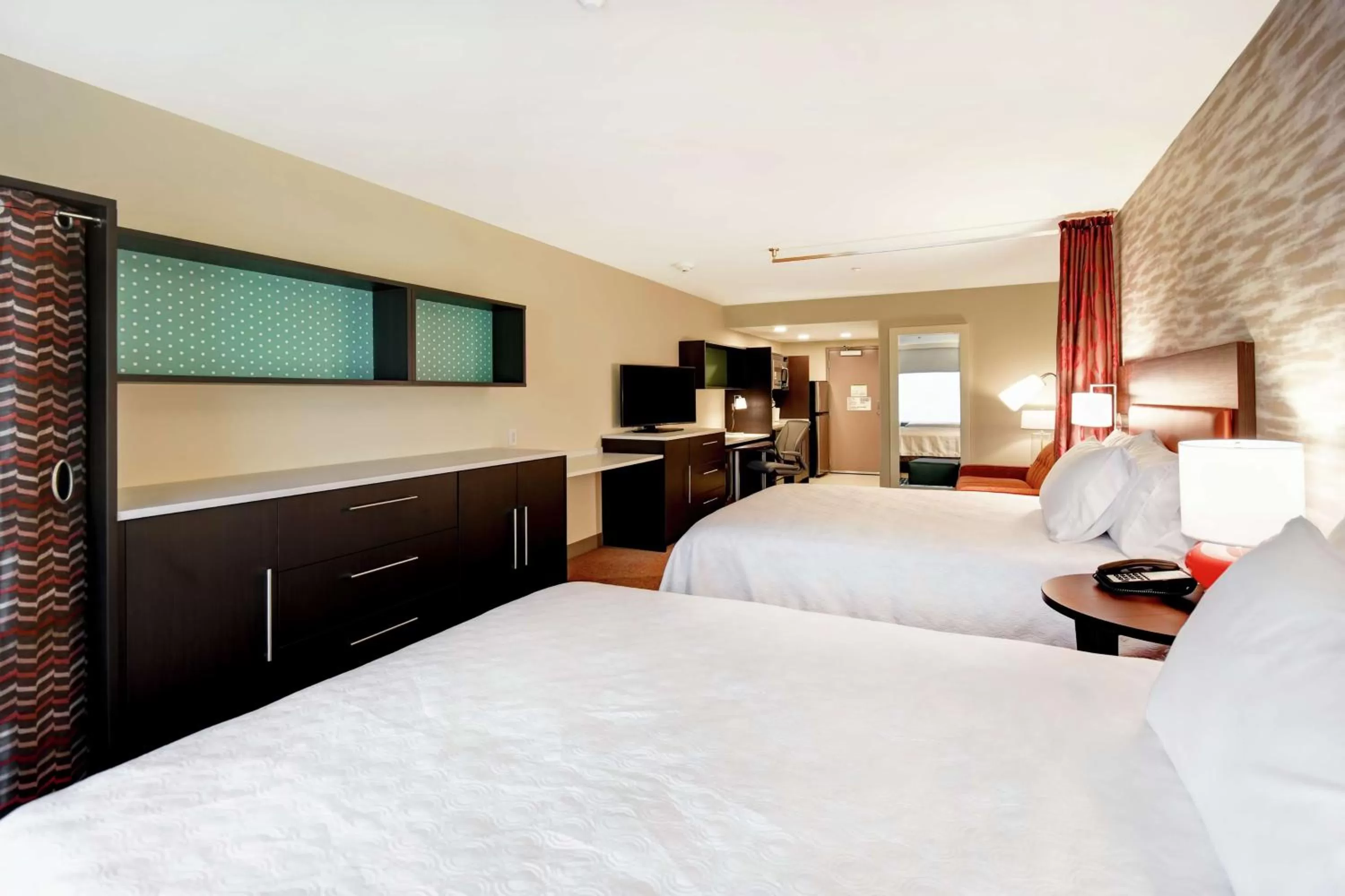 Queen Studio with Two Queen Beds - Non-Smoking in Home2 Suites By Hilton Lagrange