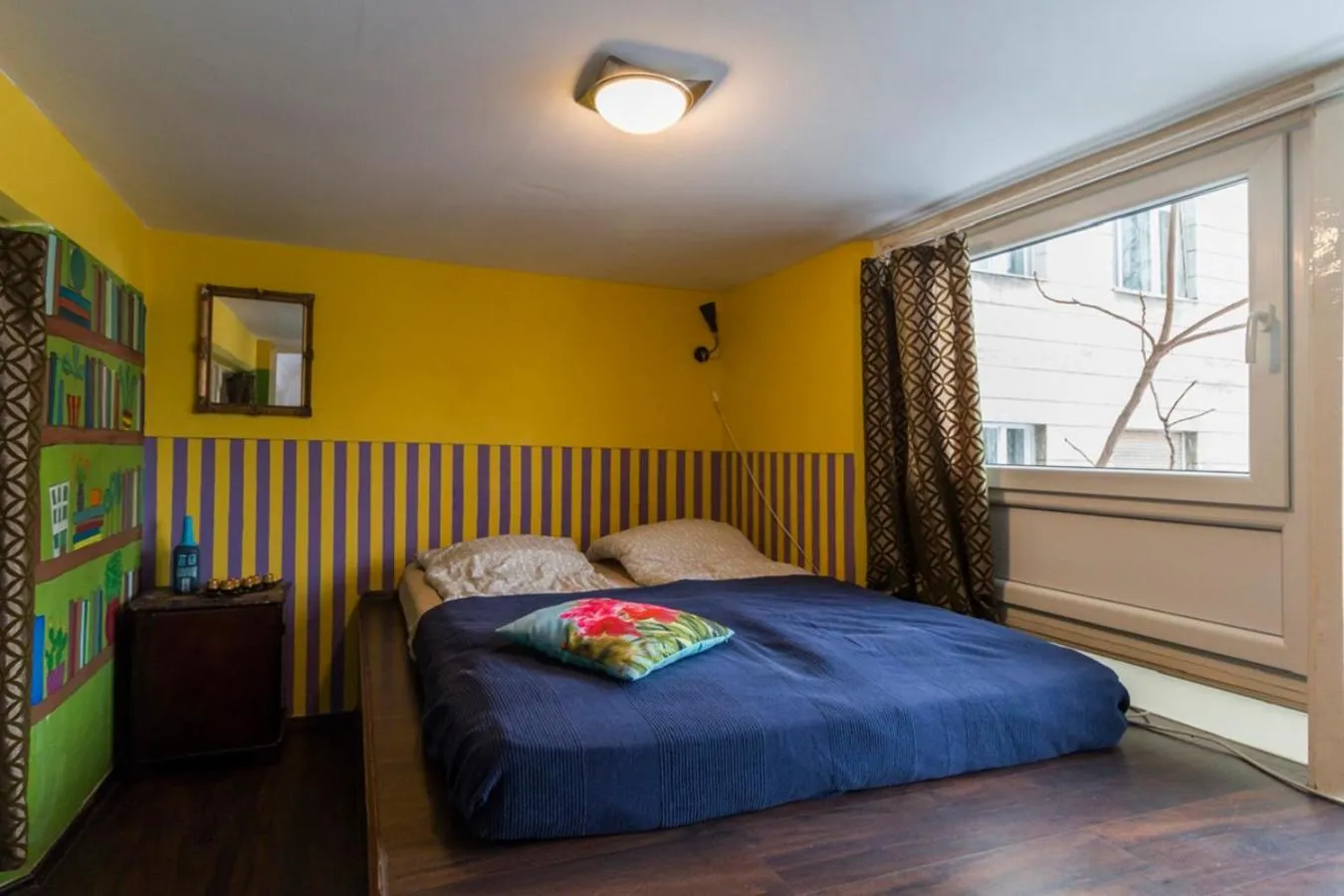 Budget Double Room with Shared Bathroom in Baroque Hostel & Coworking