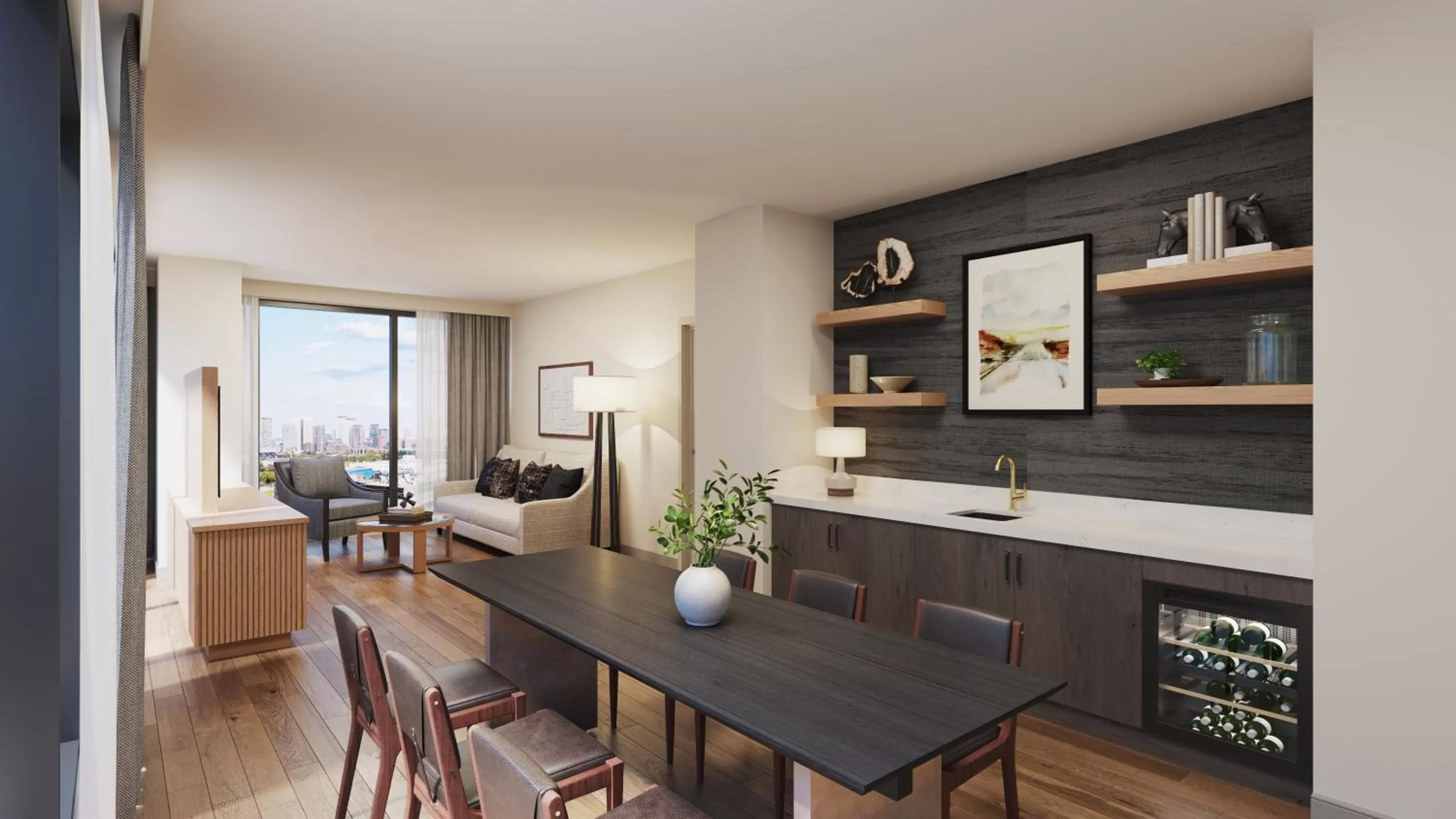 One Bedroom King Suite with Half Bath in Doubletree By Hilton Abilene Downtown Convention Center