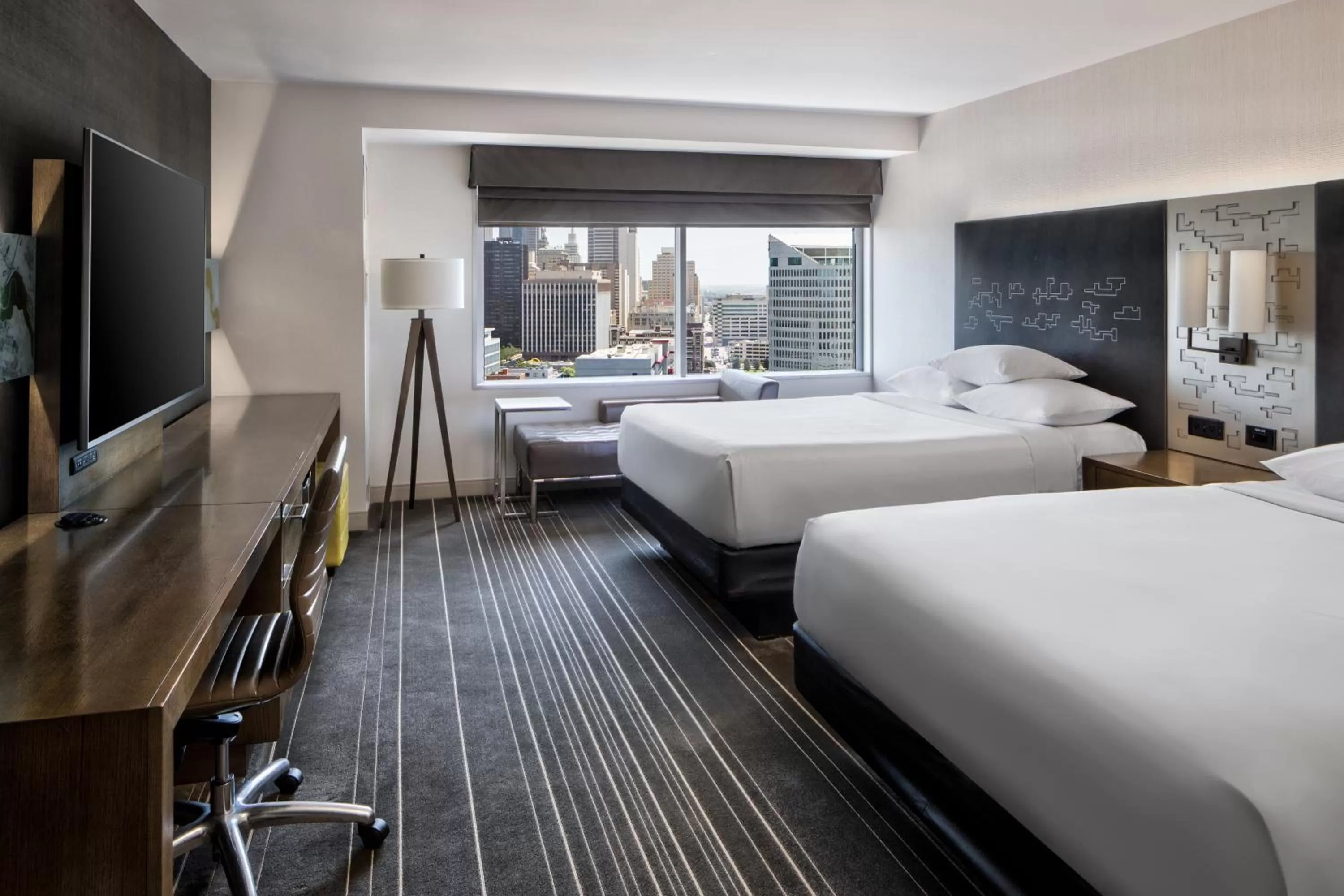 Queen Room with Two Queen Beds and City View in Hyatt Regency Dallas