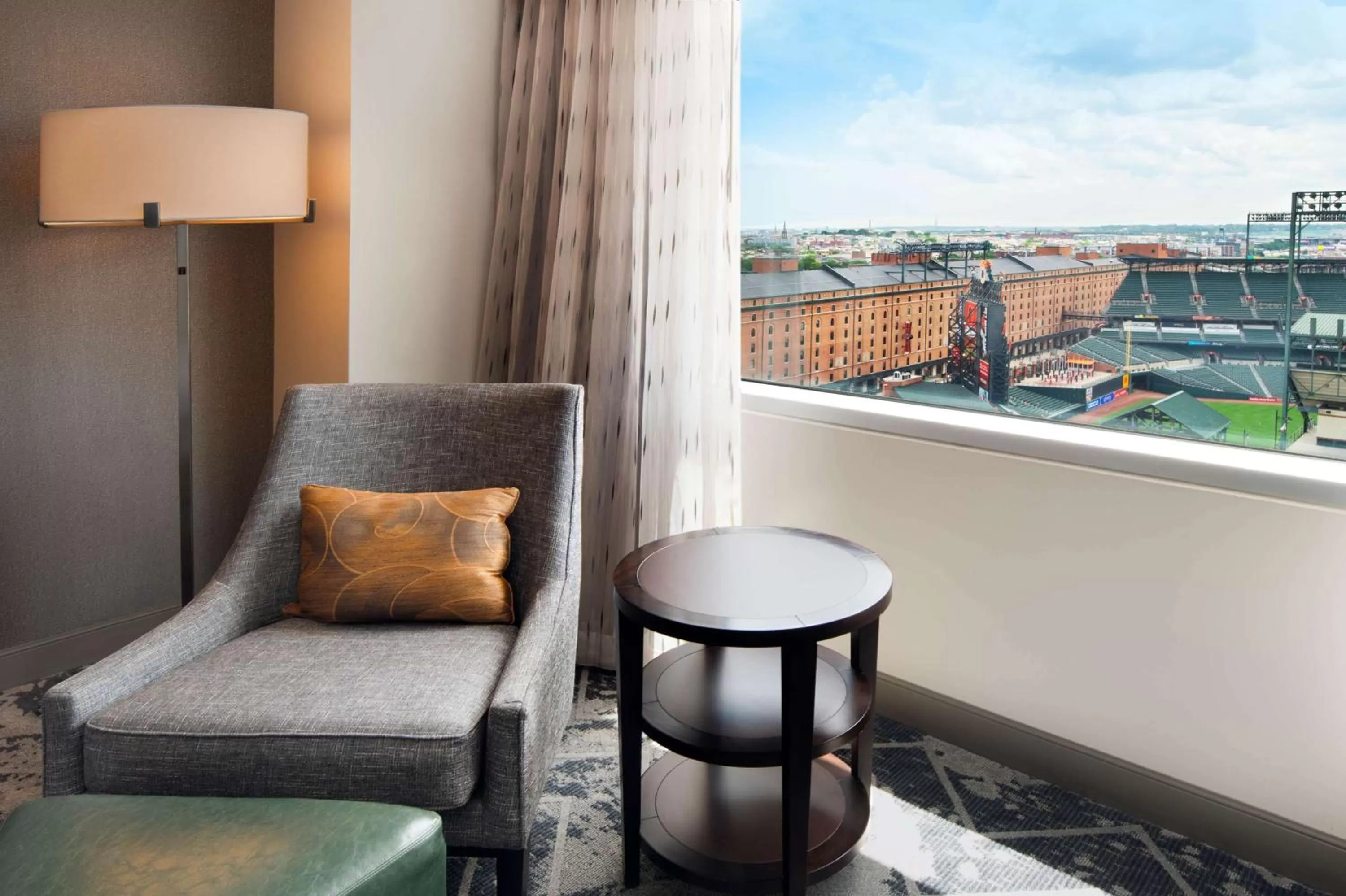 Double Room with Two Double Beds and Stadium View in Hilton Baltimore Inner Harbor