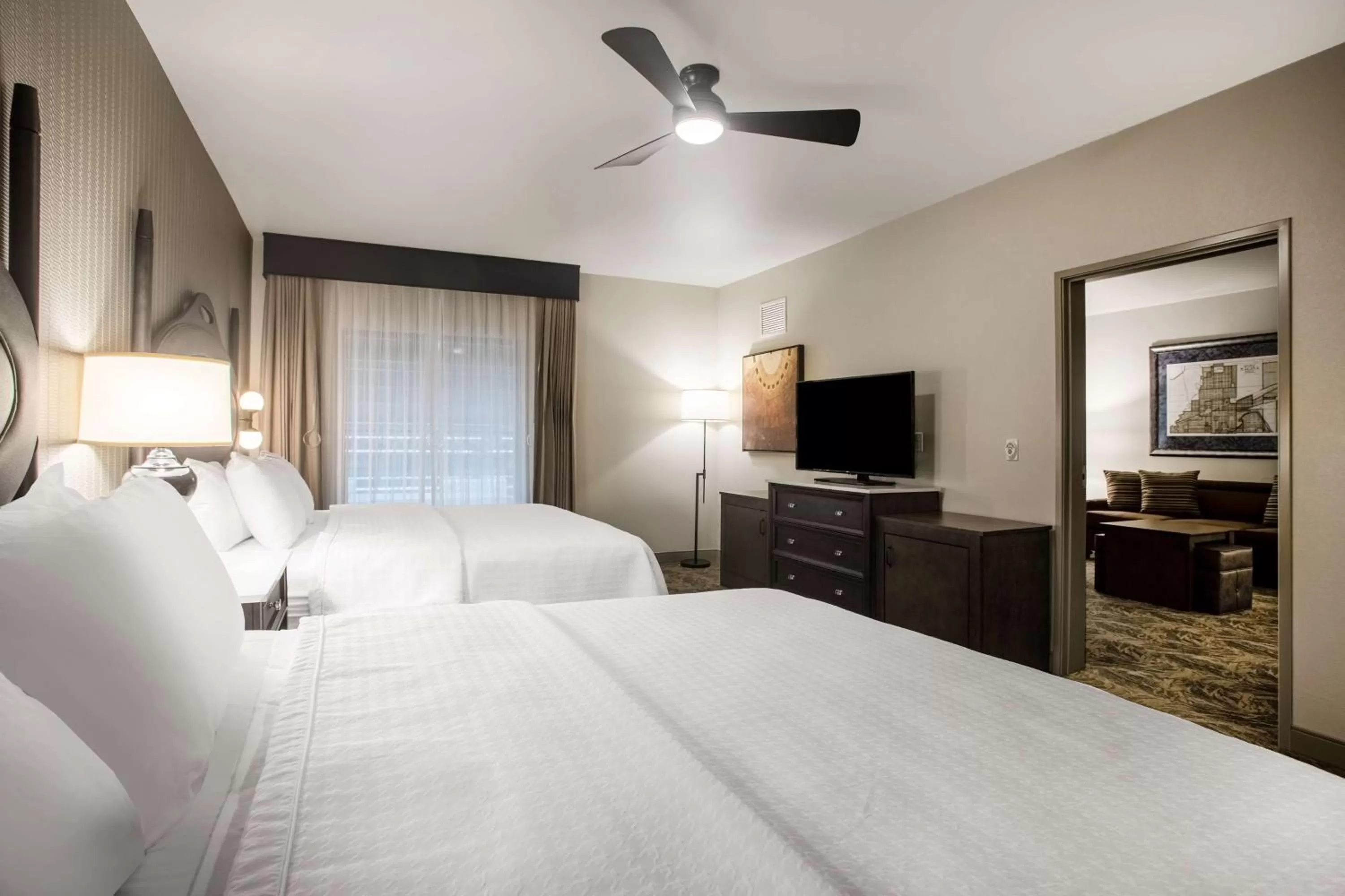King Suite with Roll-In Shower - Non Smoking in Homewood Suites By Hilton Salina/Downtown, Ks