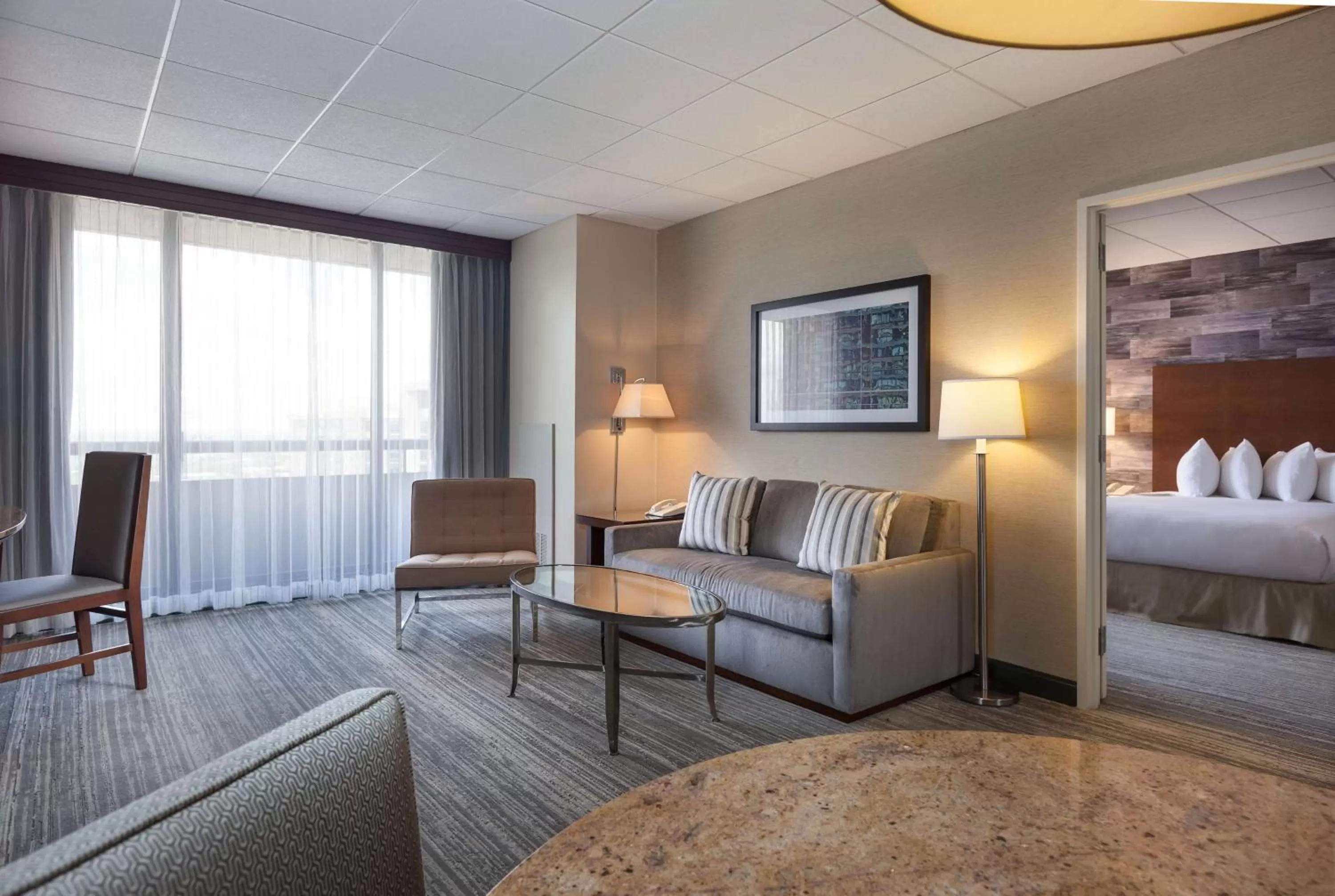 One-Bedroom King Suite with Balcony & Kitchen- Treat Me Upgrade in DoubleTree by Hilton Hotel & Suites Houston by the Galleria