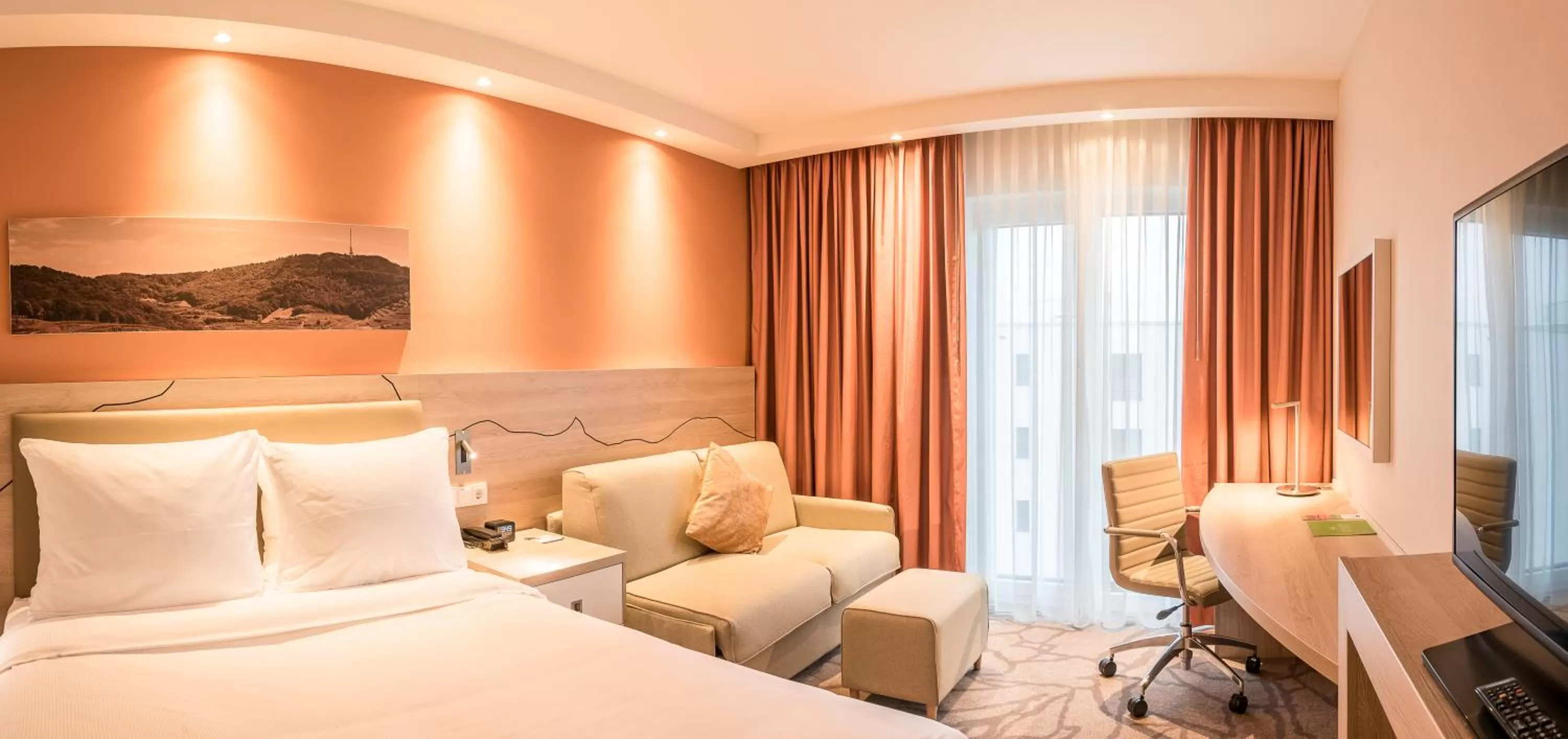 Queen Room with Sofa Bed in Hampton By Hilton Freiburg