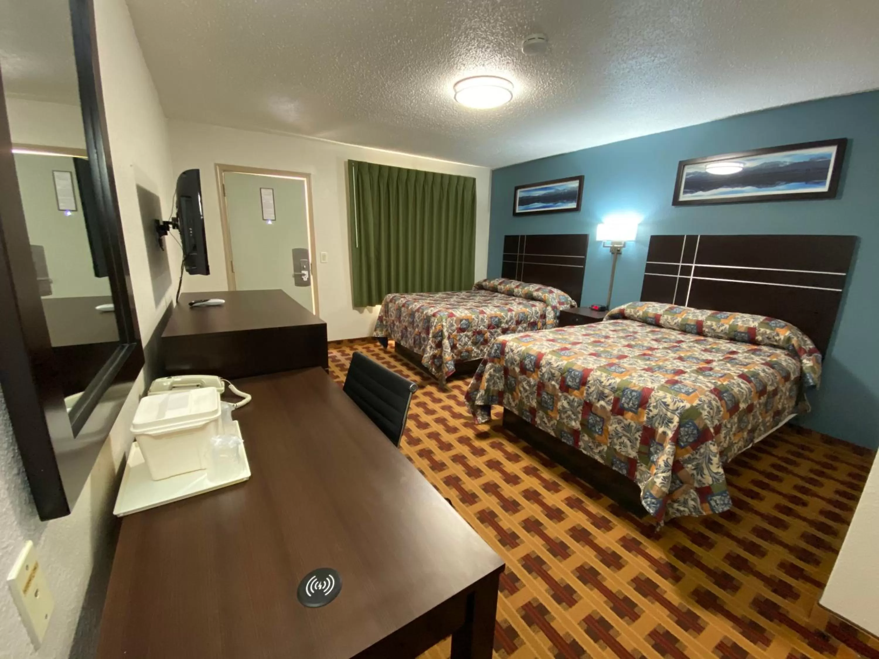 Double Room with Two Double Beds - Non-Smoking in Lodge Inn Wrightstown - Fort Dix