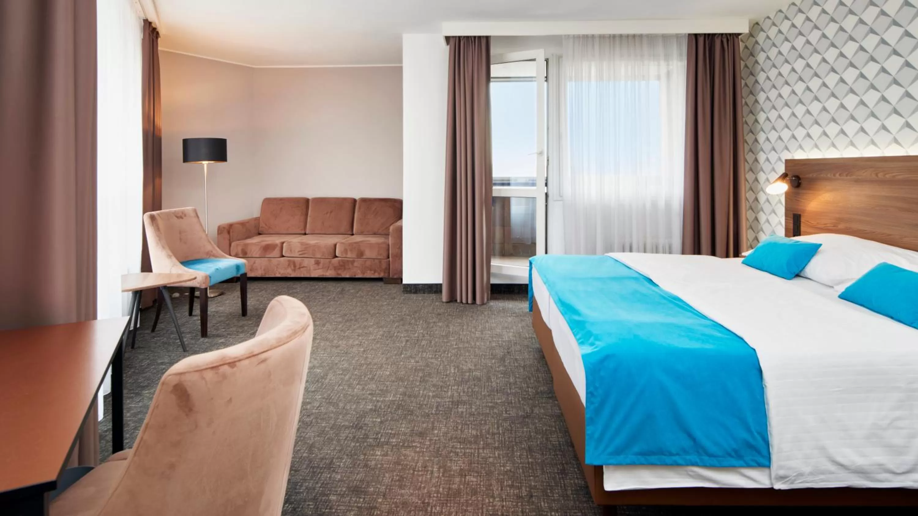 Deluxe Suite with Free Pool Access in OREA Hotel Pyramida Praha
