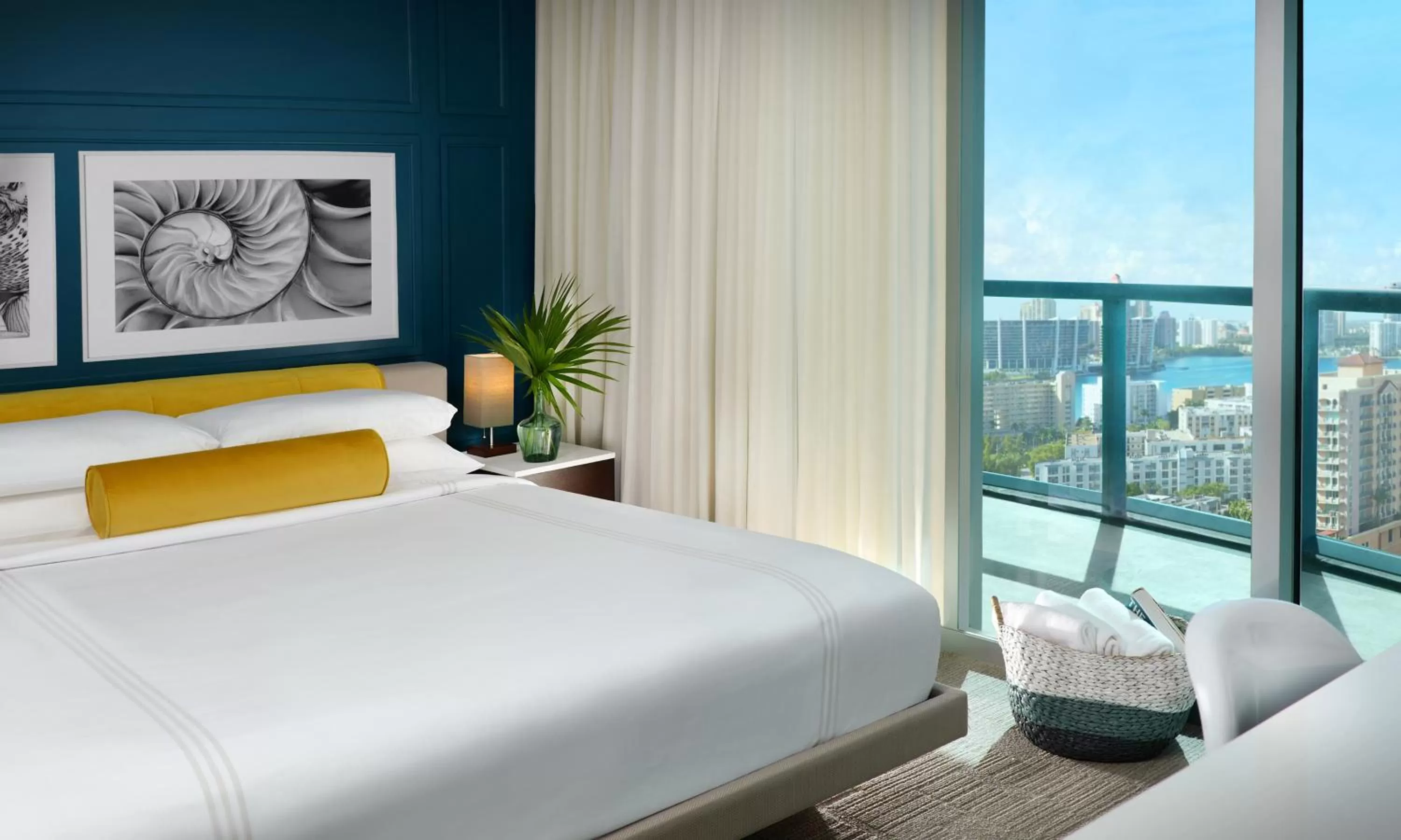 Two Bedroom City View Suite in Sole Miami, A Noble House Resort