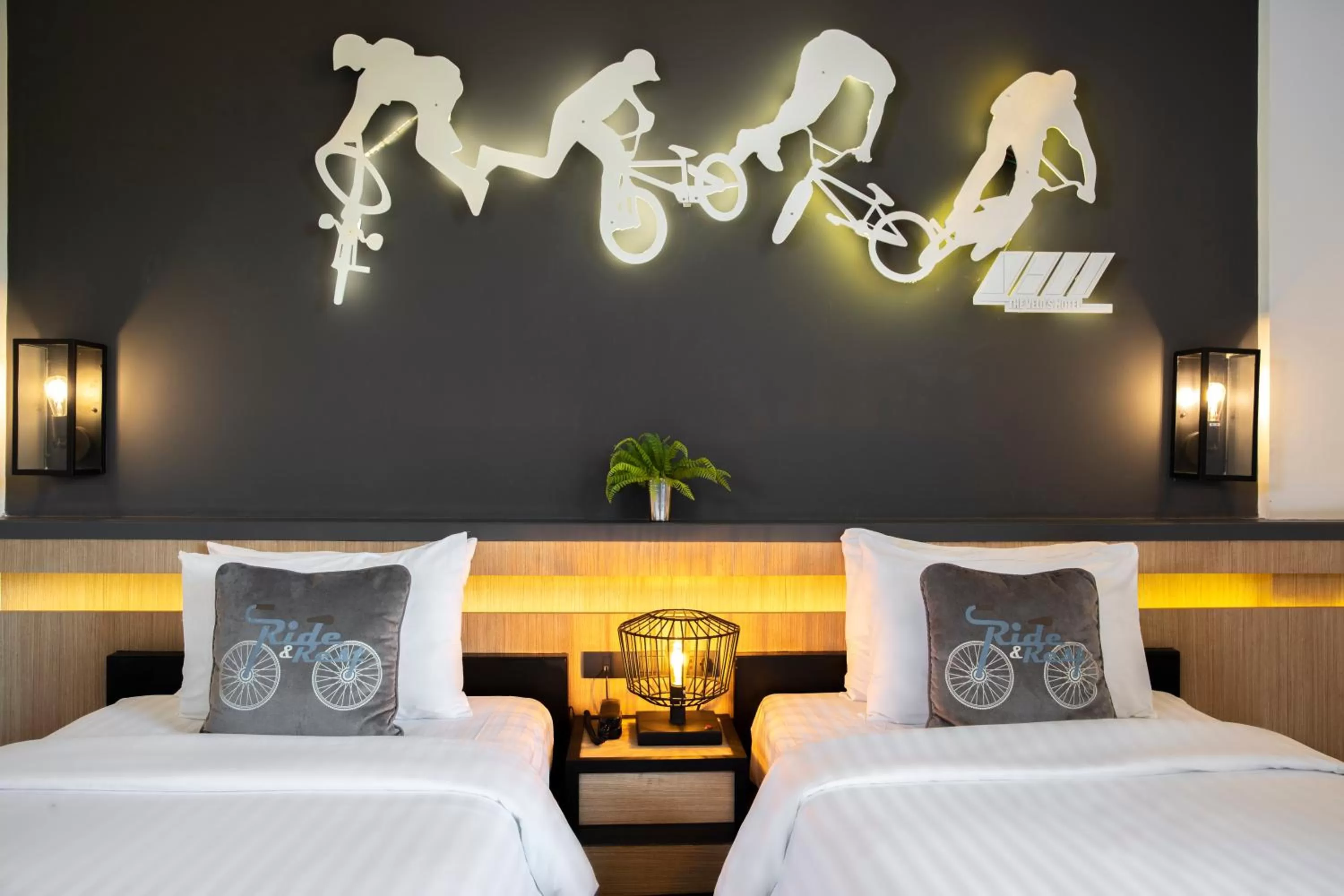 Superior Twin Room in The VELO'S Hotel and Pumptrack