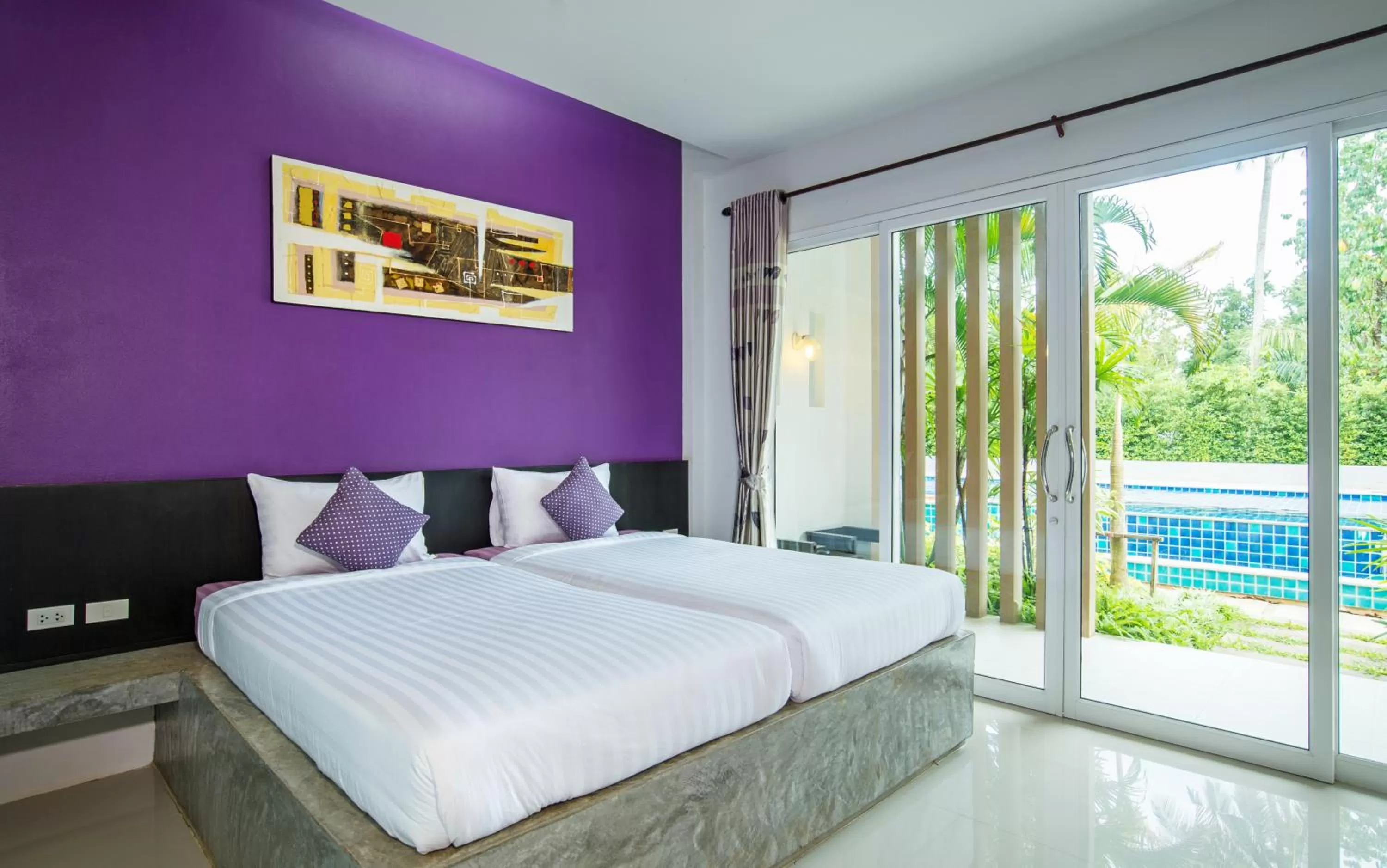 Deluxe Twin Pool View Room in The Fong Krabi resort