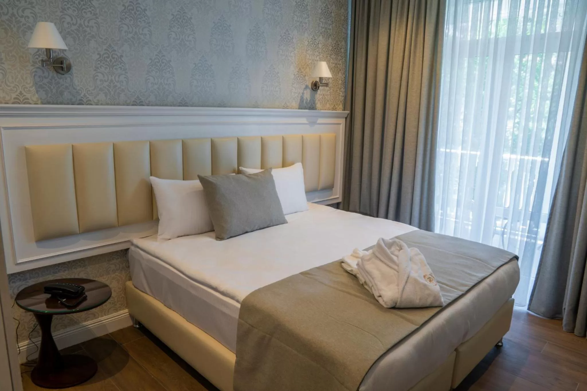 Bed in Hotel Passport Tbilisi