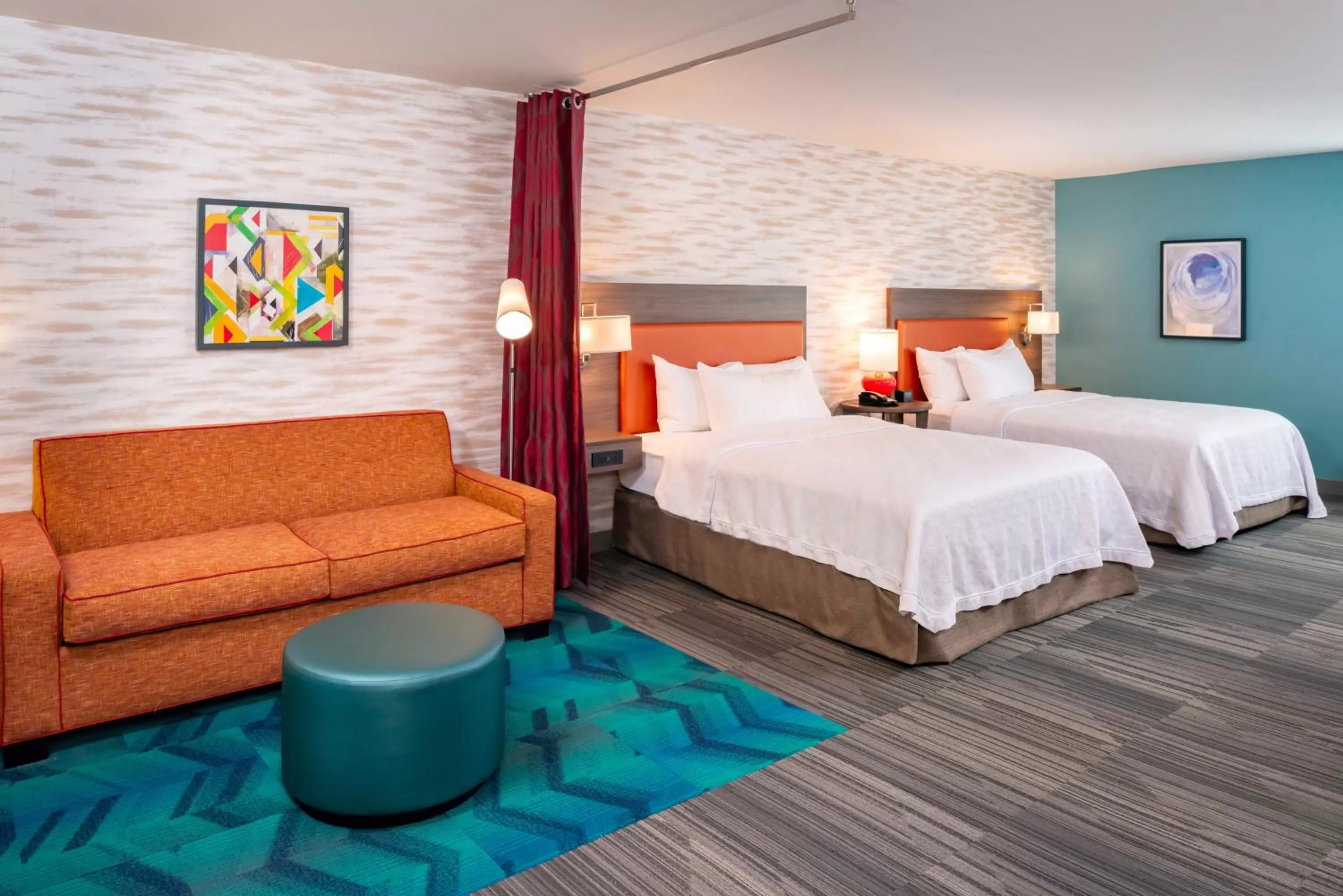 Studio Suite with Two Queen Beds - Hearing Access/Non-Smoking in Home2 Suites By Hilton Columbus/West, OH