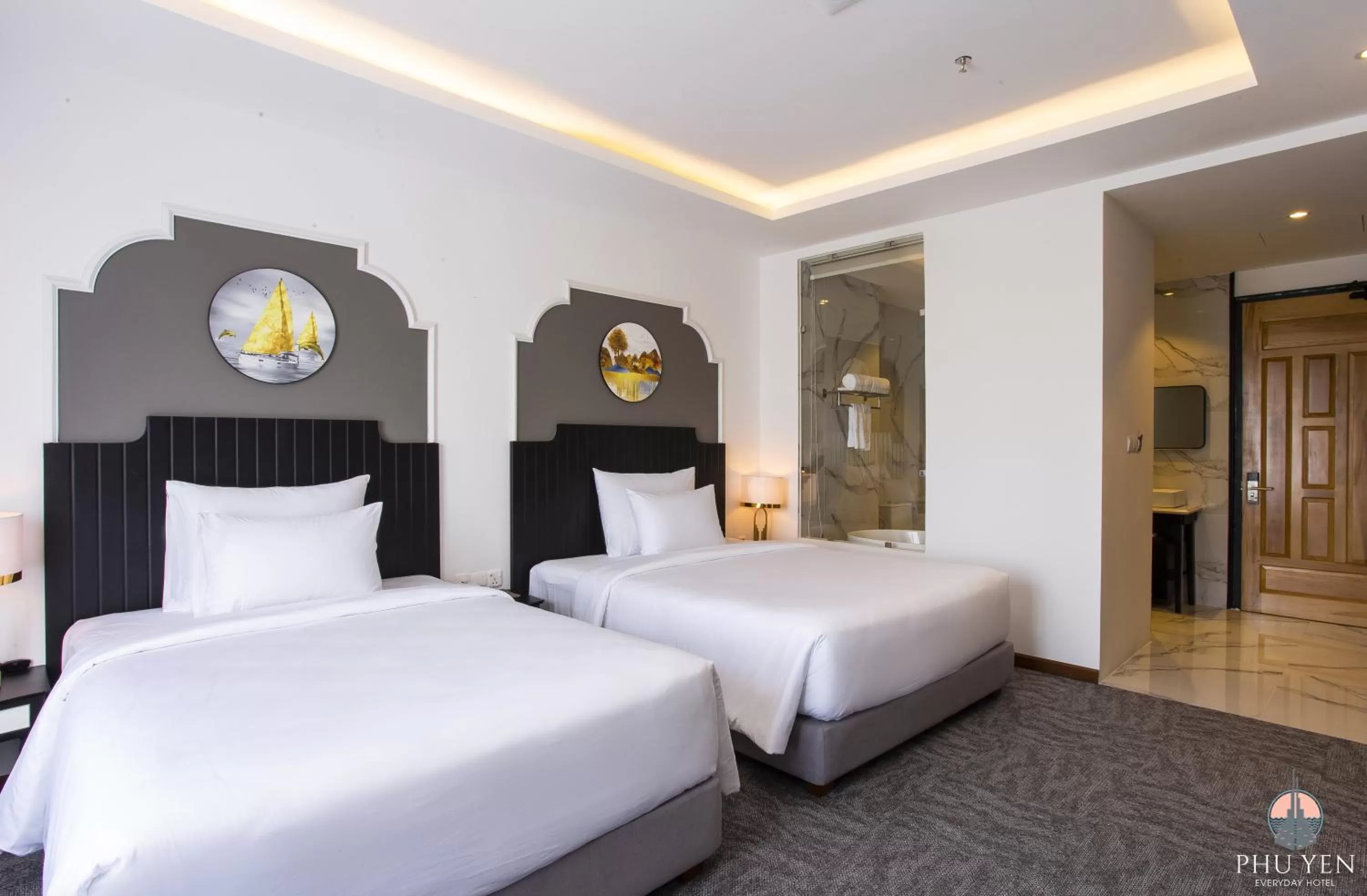 Deluxe Twin Room with Sea View in PHÚ YÊN EVERYDAY HOTEL
