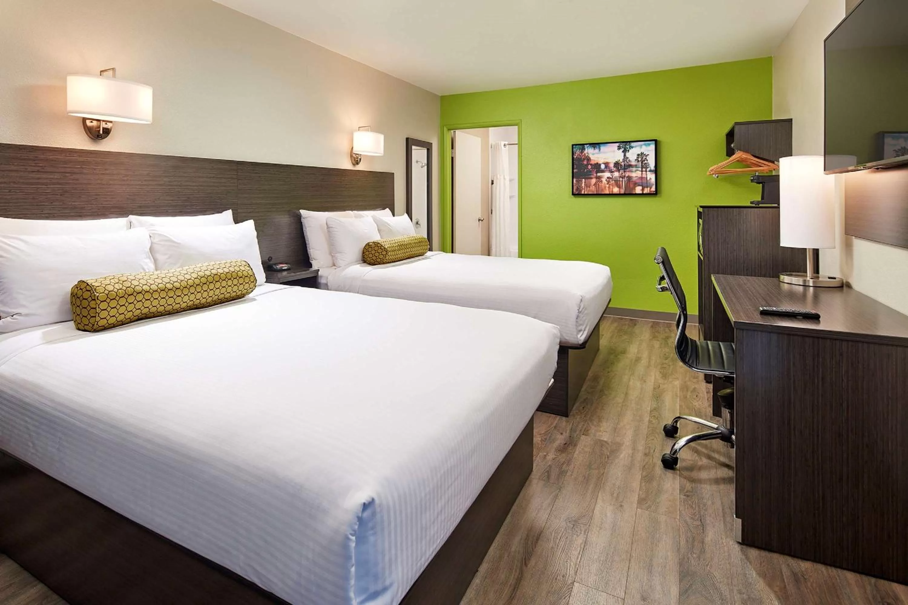 Queen Room with Two Queen Beds in SureStay Hotel by Best Western San Diego Pacific Beach