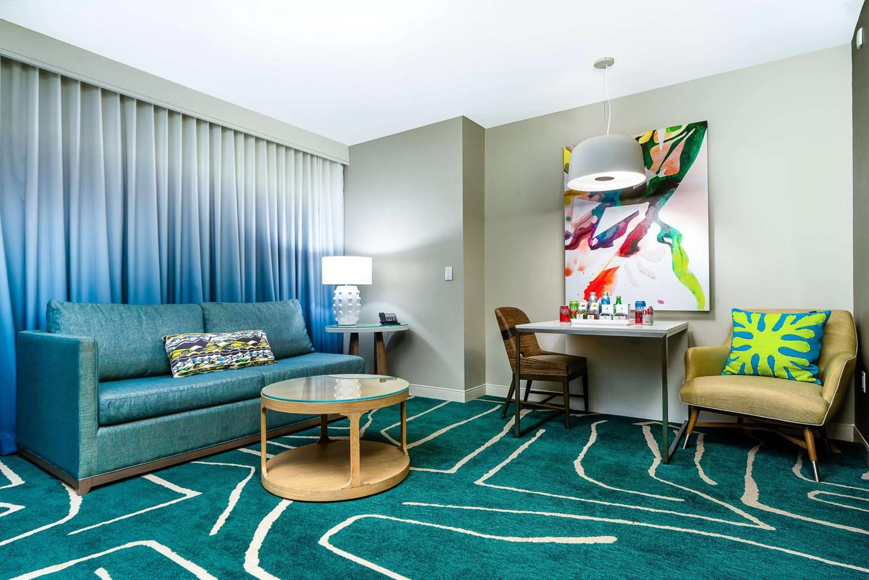 Premium King Suite with Balcony and Bay View in Embassy Suites by Hilton San Diego Bay Downtown