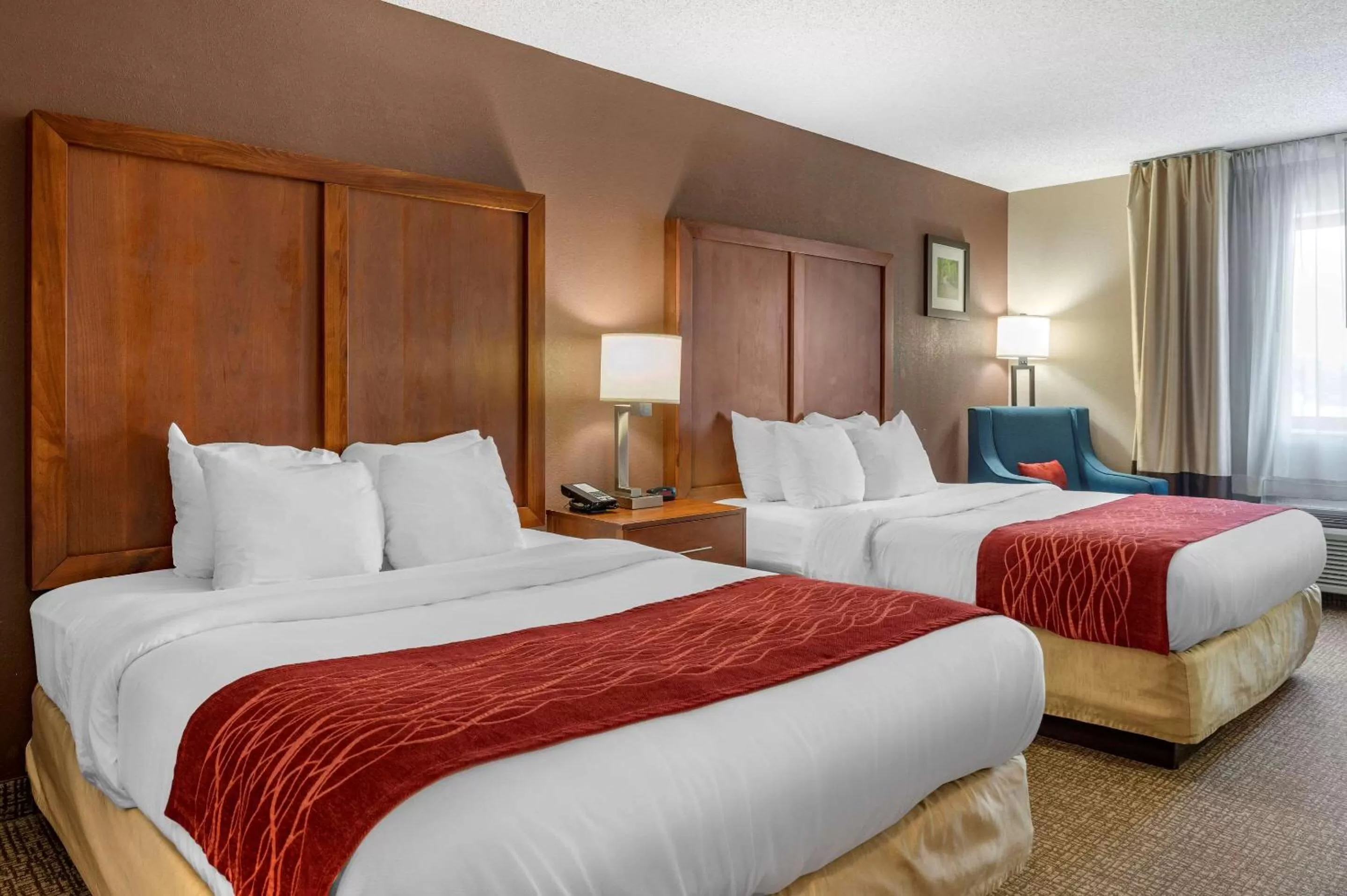 Queen Room with Two Queen Beds - Non-Smoking in Comfort Inn & Suites Lawrenceburg