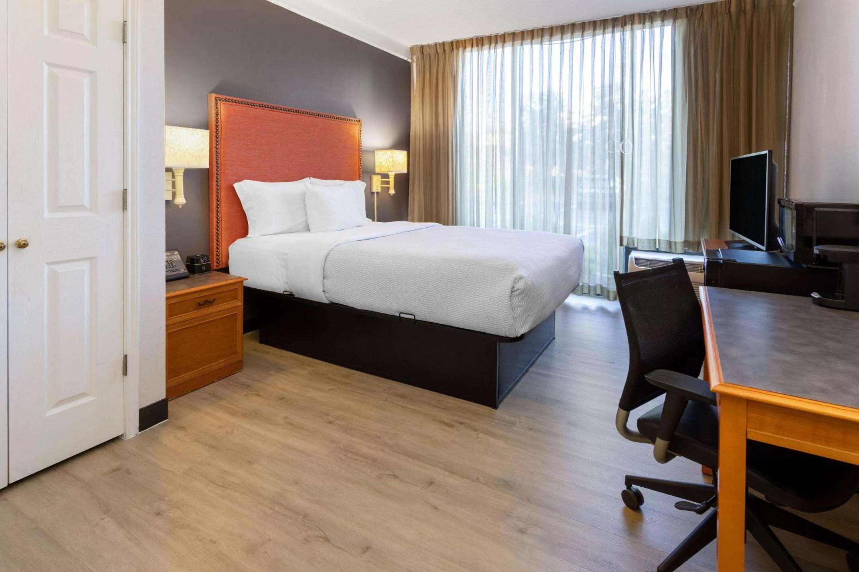 1 Queen, Deluxe, Mobility Access Room, Roll-In Shower, Pet-Friendly, Non-Smoking in La Quinta Inn & Suites by Wyndham Kingsport TriCities