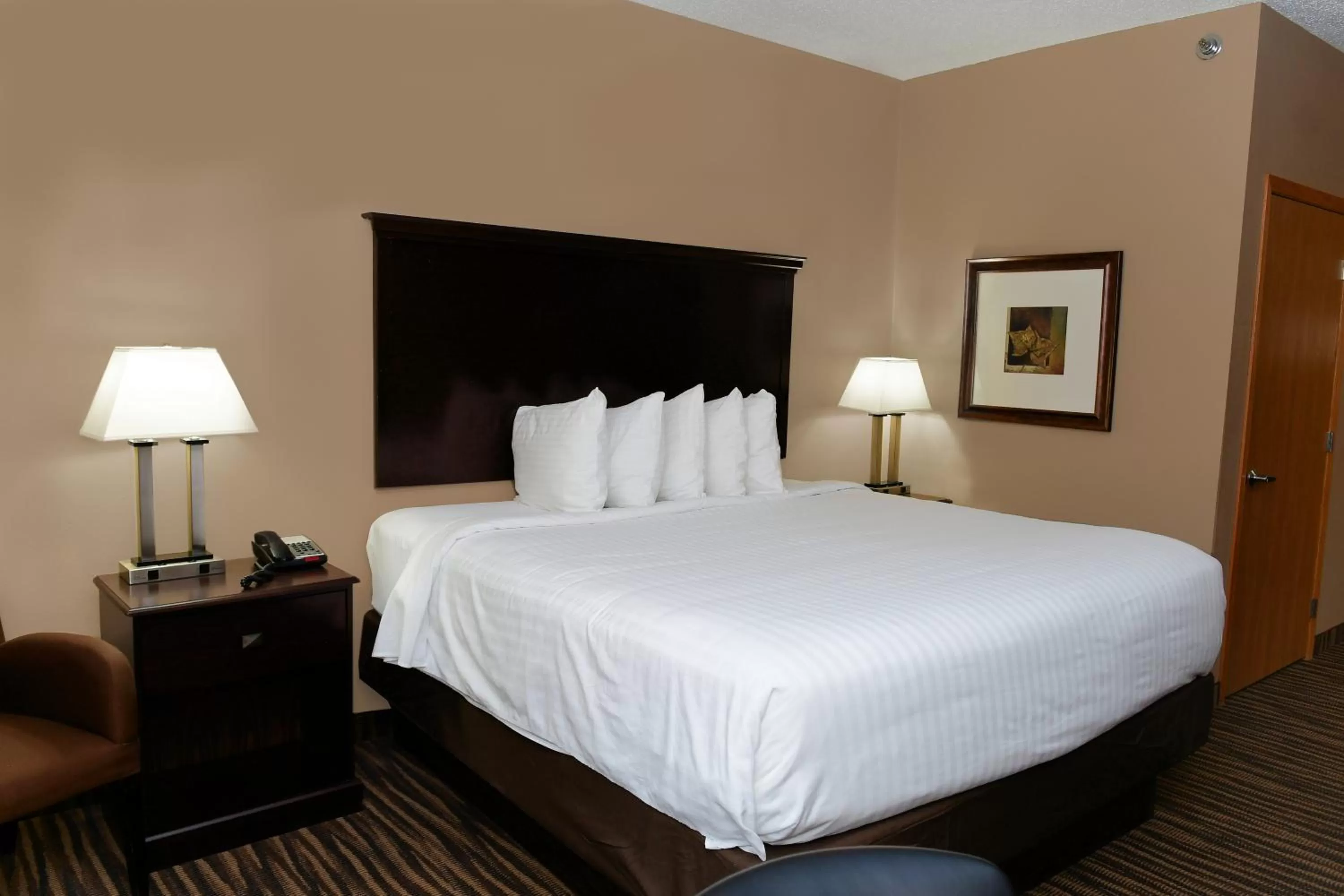 Standard King Room in Cobblestone Inn & Suites - Denison | Majestic Hills