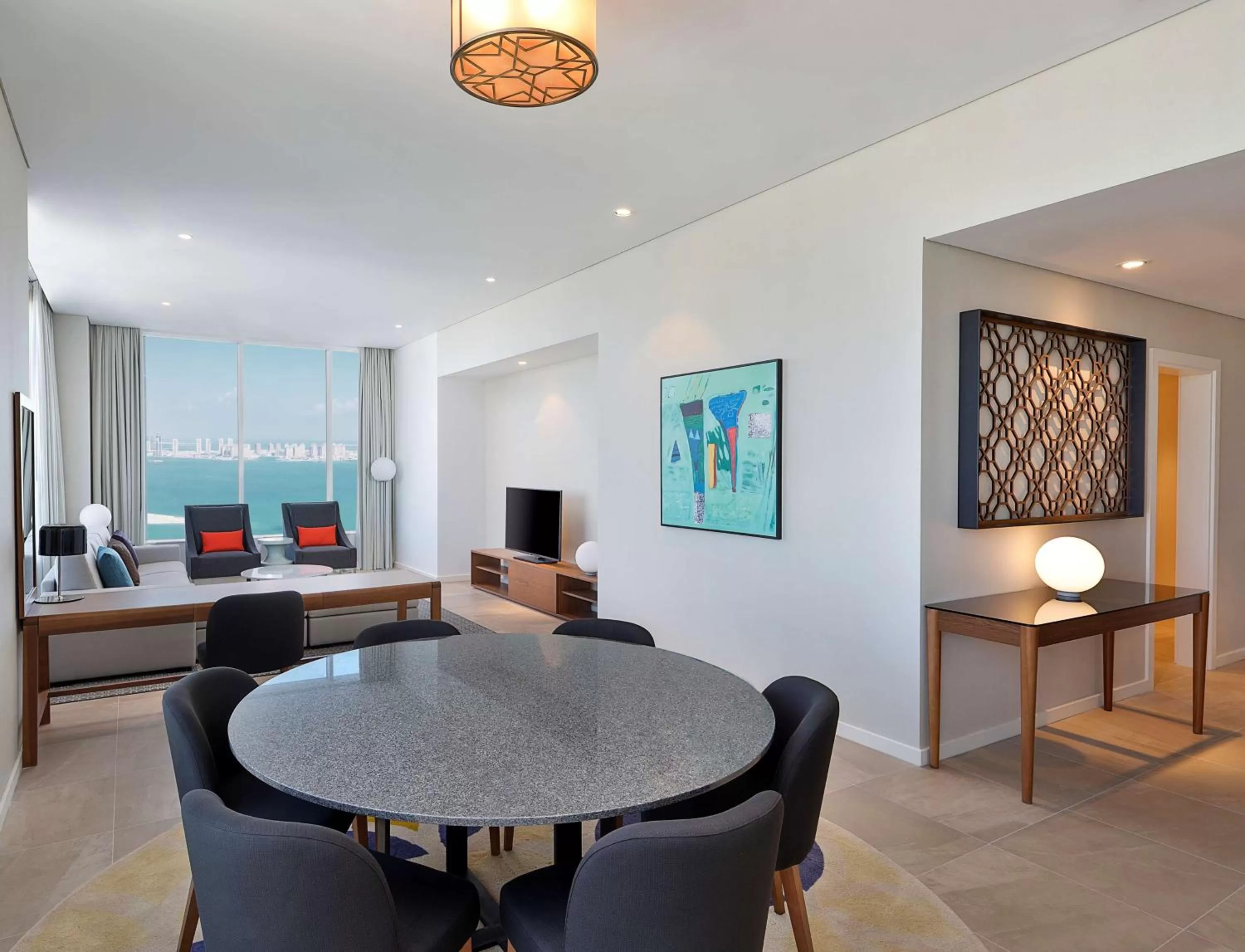 Horizon Three-Bedroom Suite - City View in Aleph Doha Residences, Curio Collection By Hilton