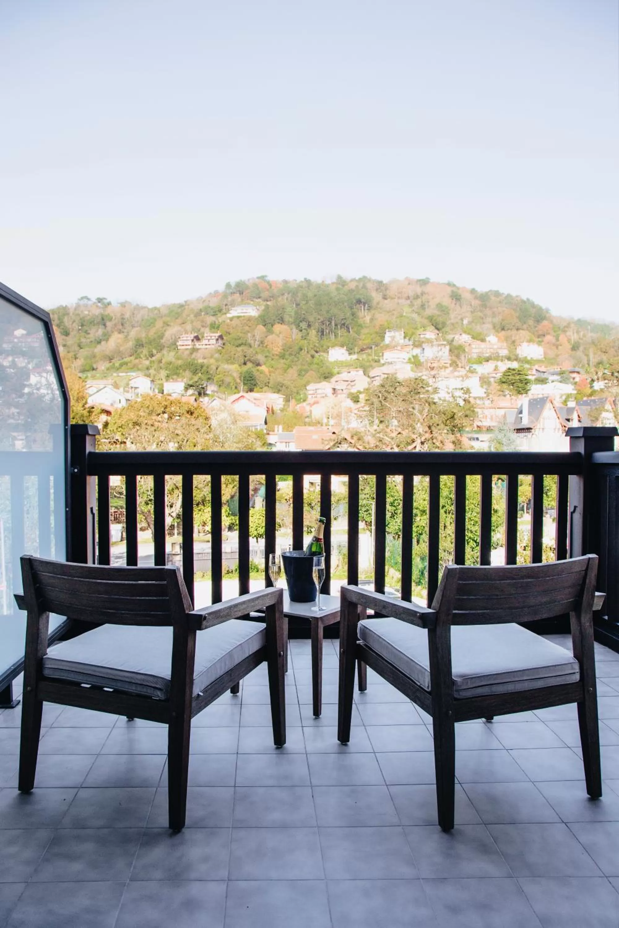 Deluxe Double Room with Terrace and Mountain View in Bidaia Boutique Hotel