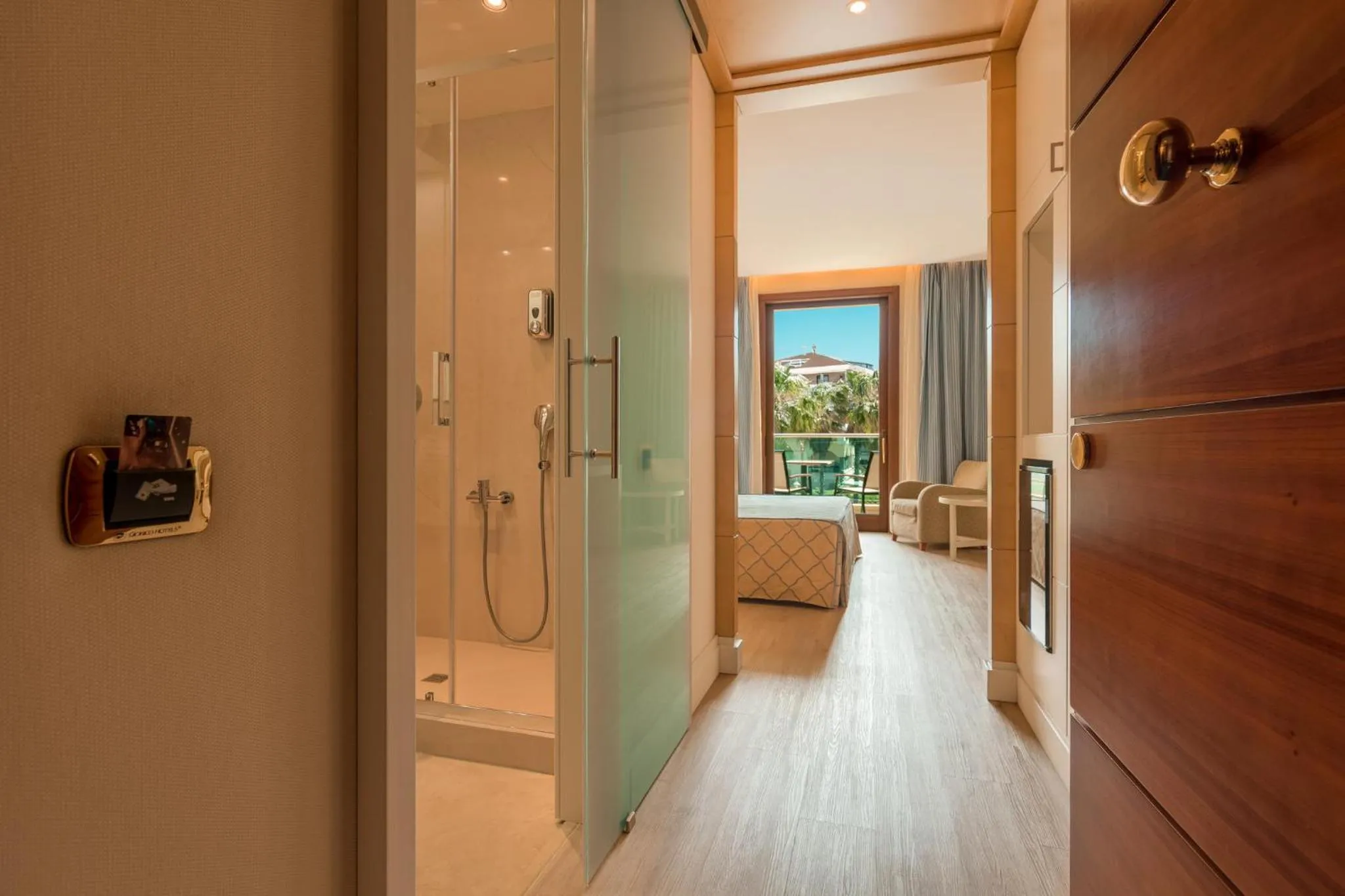Double Room with Balcony and Garden View in Smy Carlos V Wellness & Spa Alghero
