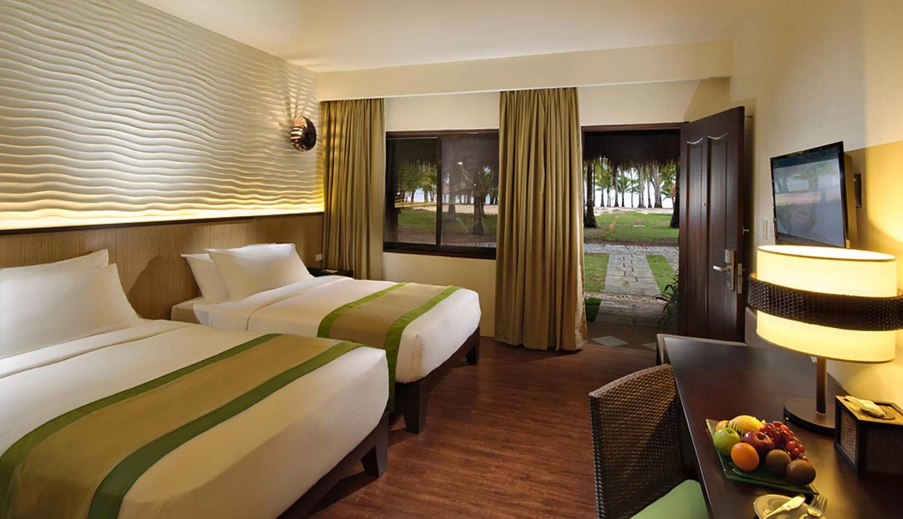 Deluxe Twin Room with Garden View in Oceanica Resort Panglao, Bohol